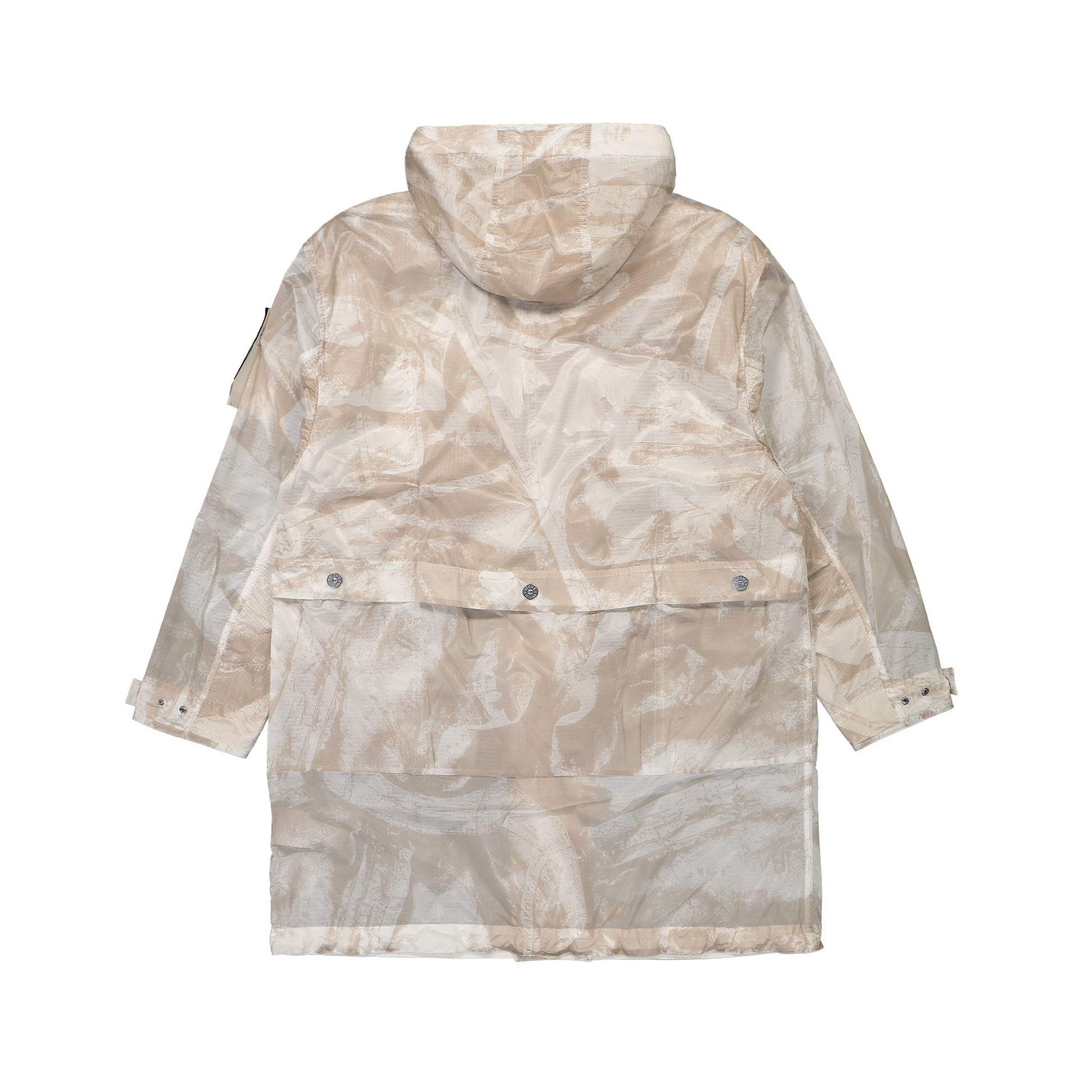 Stone Island Long Parka Beige Detail view 2 | Gate