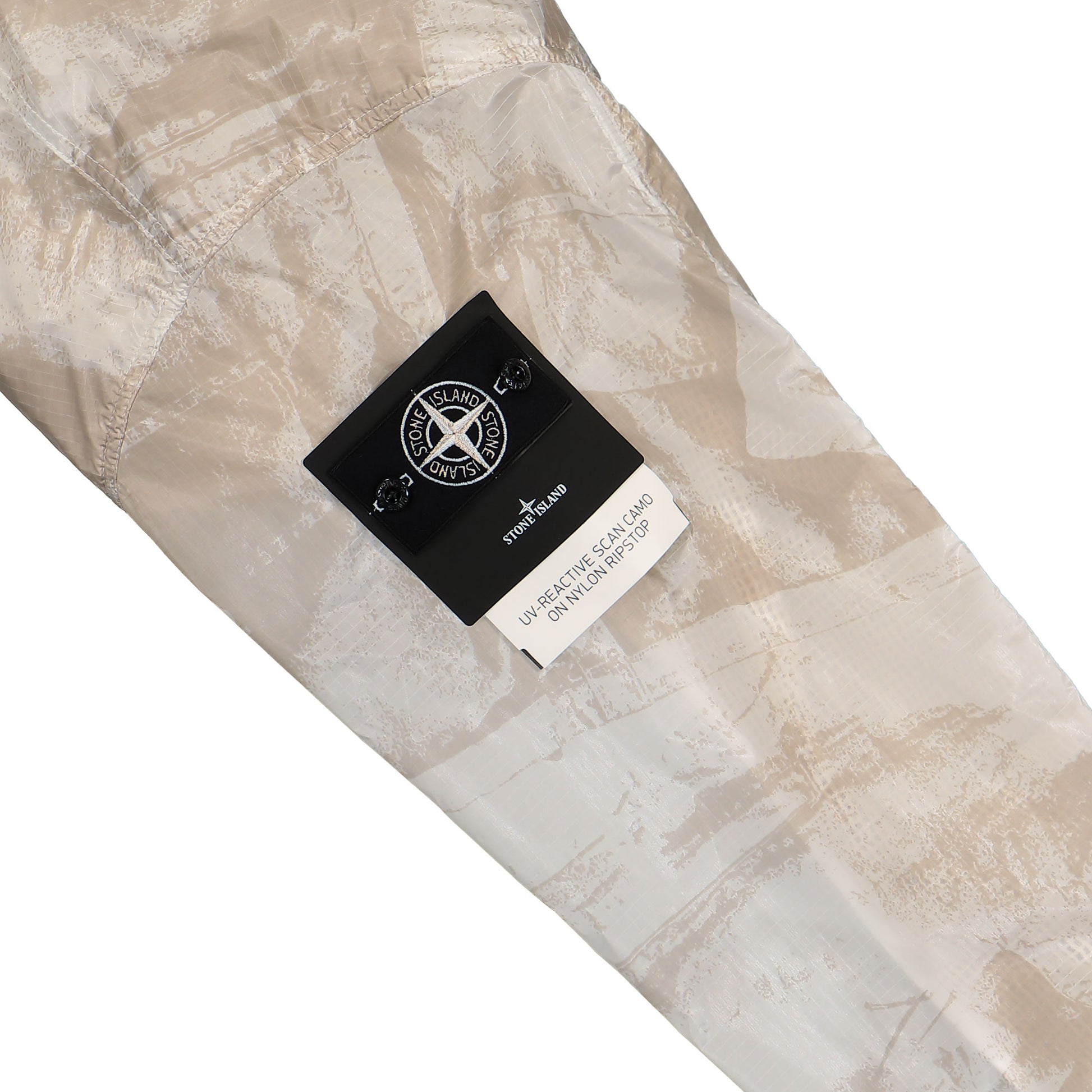 Stone Island Long Parka Beige Detail view 6 | Gate