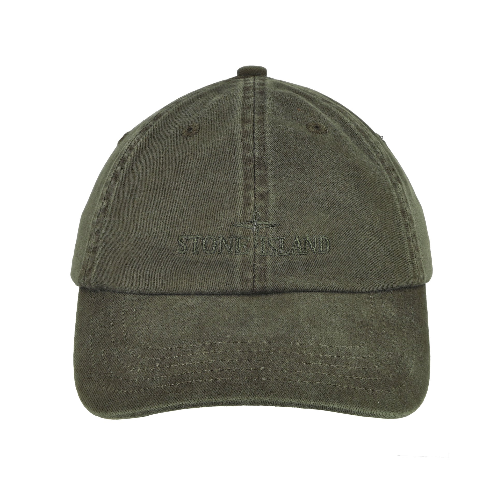 Stone Island Baseball Cap Green Detail view 4 | Gate