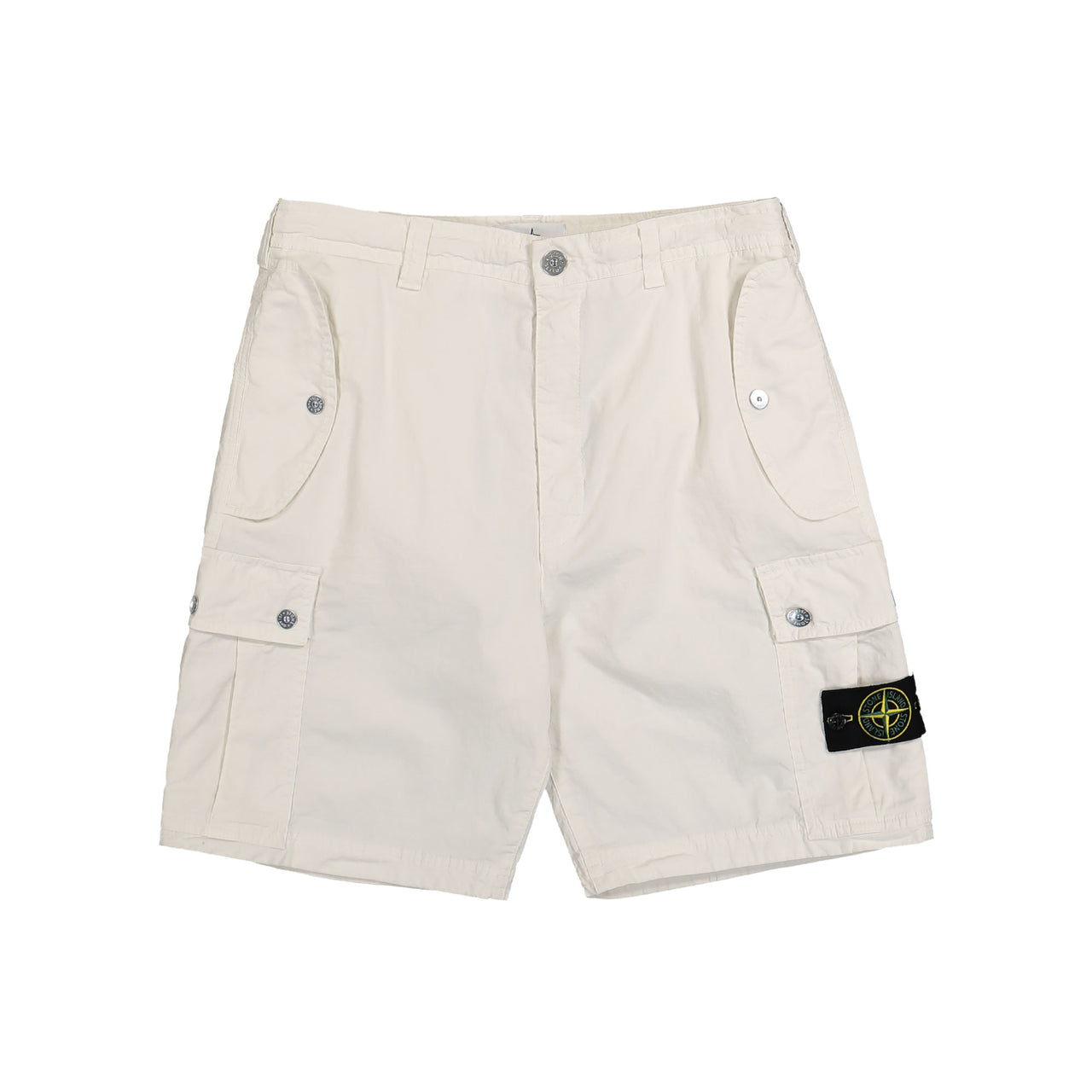 Stone Island Shorts White Detail view 1 | Gate