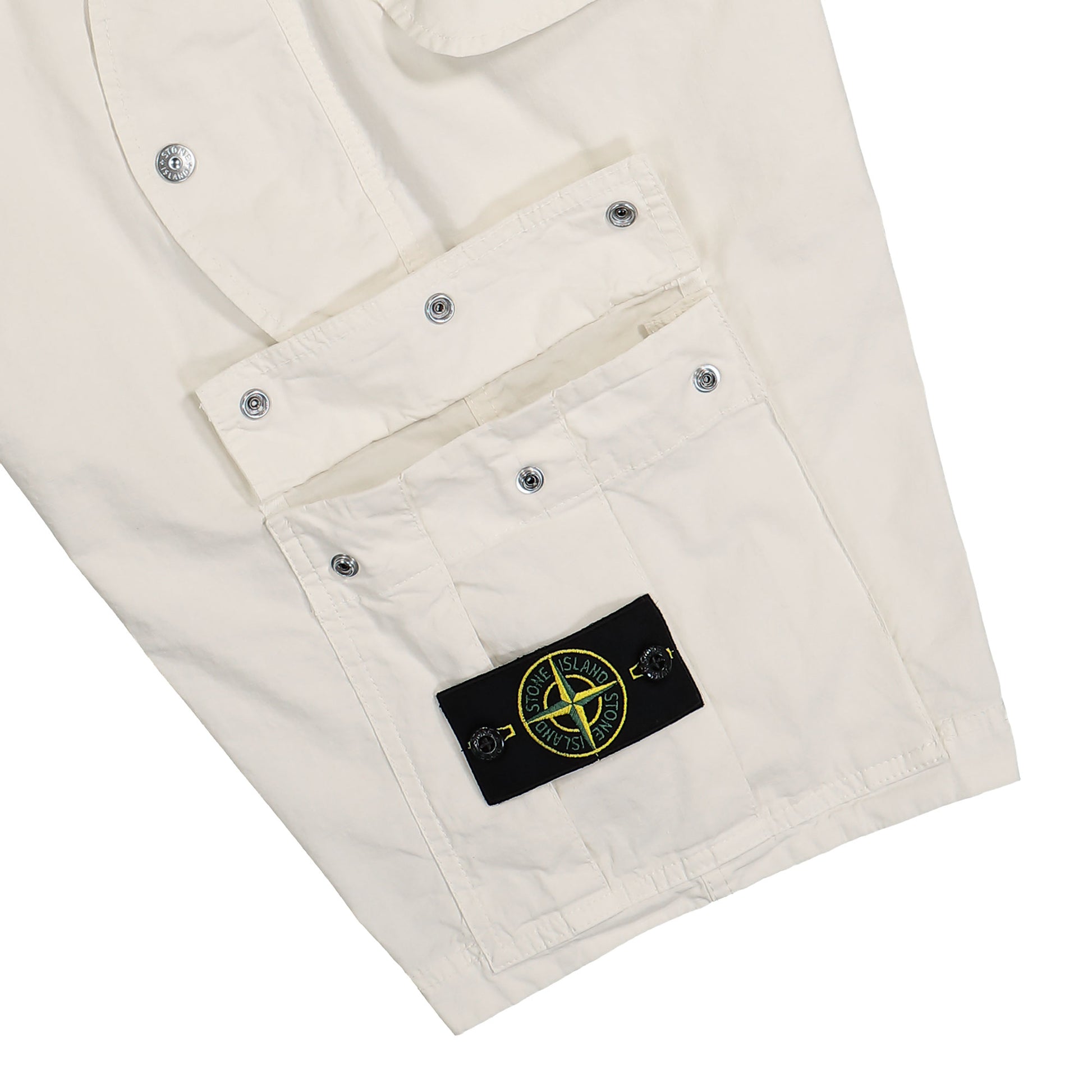 Stone Island Shorts White Detail view 6 | Gate