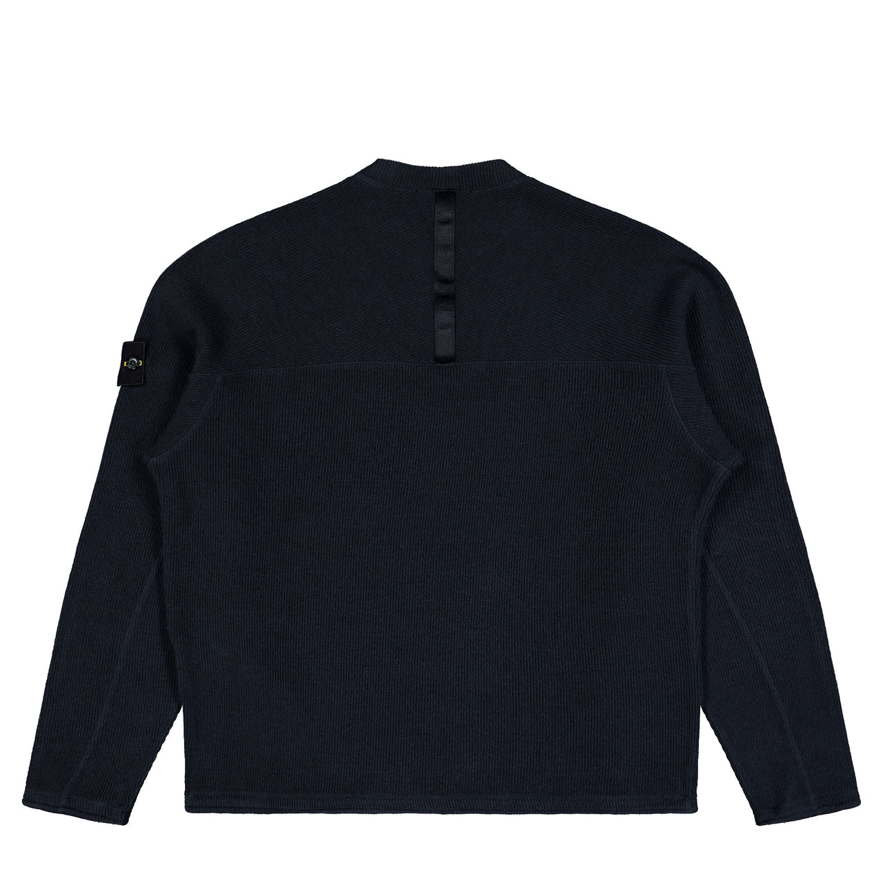 Stone Island Crewneck Sweatshirt With Back Yoke Detail Navy Blue Sweatshirts K2S156100044-S0227 V0020 Detail View 1 | GATE