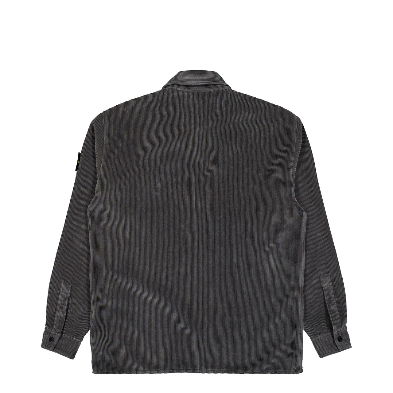Stone Island Overshirt With Pockets And Snap Fastening Cement Shirts K2S151200012-S0212 V006B Detail View 1 | GATE
