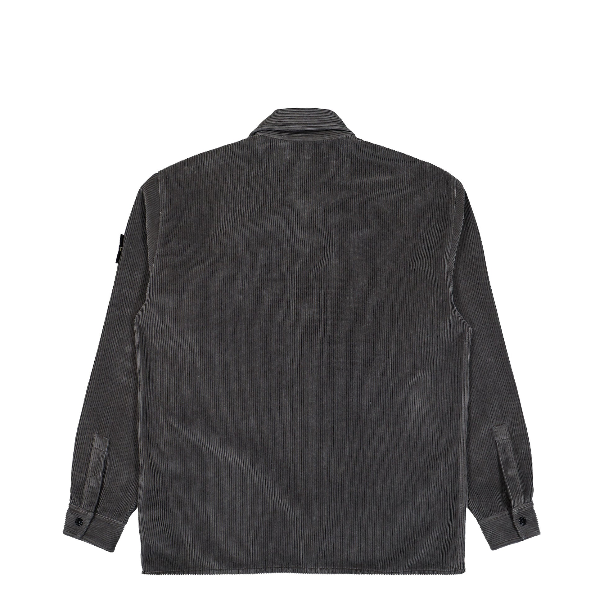 Stone Island Overshirt With Pockets And Snap Fastening Cement Shirts K2S151200012-S0212 V006B Detail View 2 | GATE