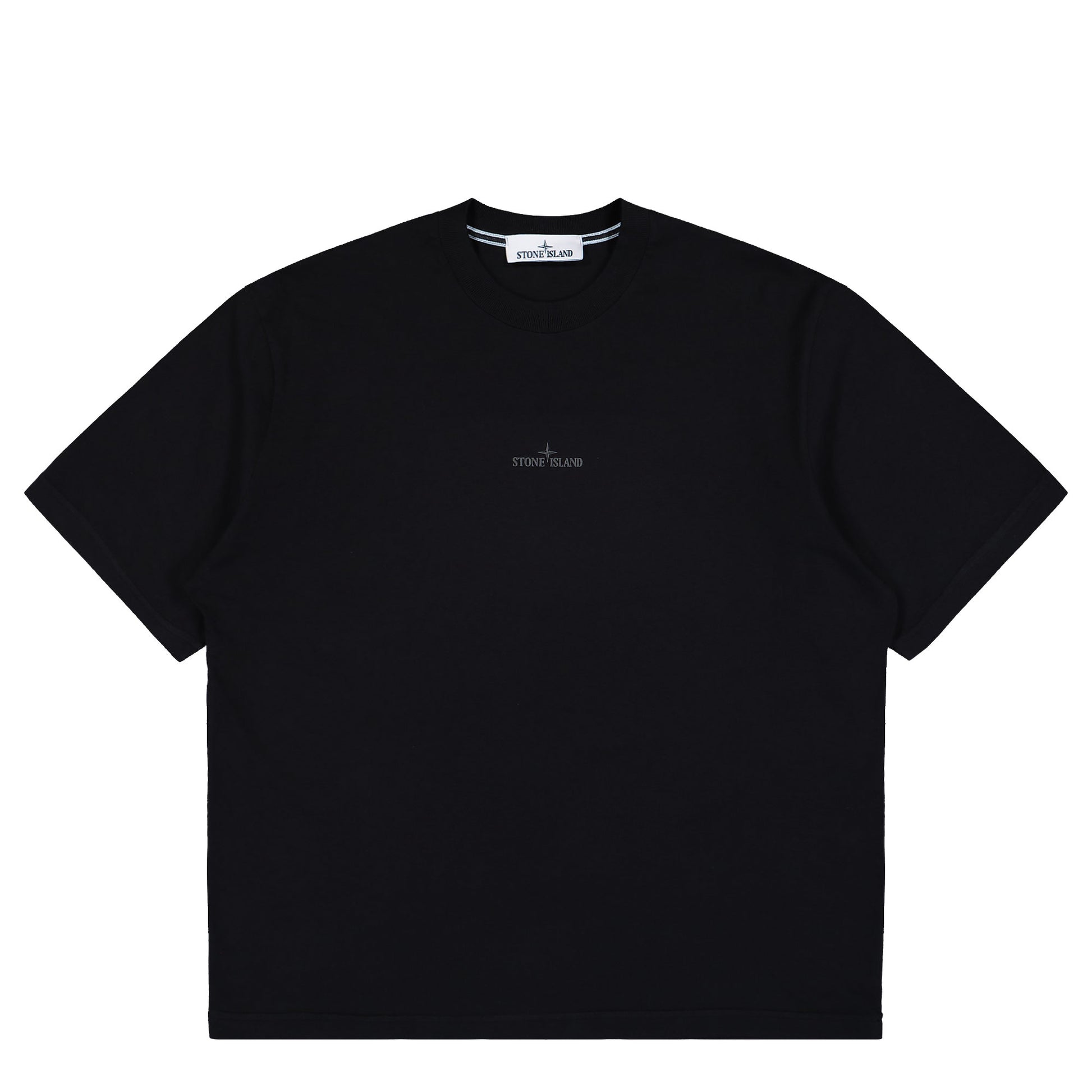 Stone Island SS T-Shirt With Industrial Print Black T-Shirt K2S152100037-S0241 V0029 Detail View 1 | Gate