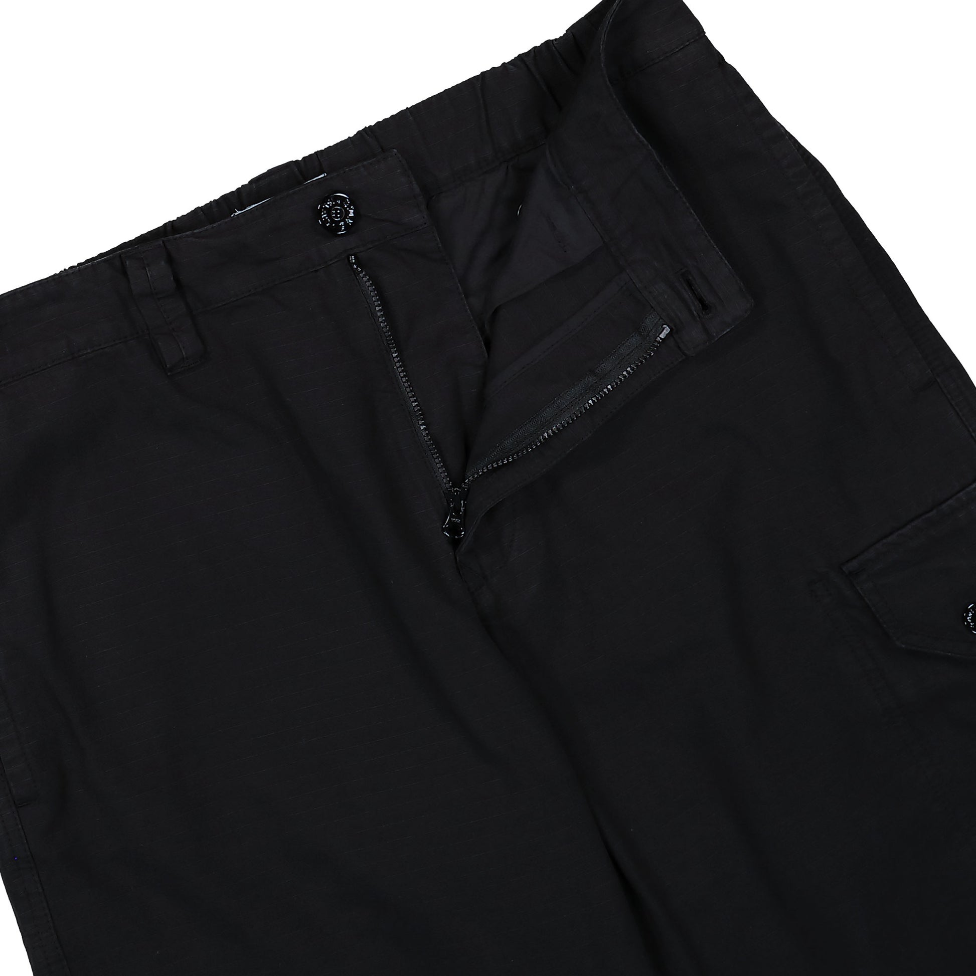 Stone Island Ripstop Cargo Pants Black Pants K2S153100011-S0211 V0029 Detail View 4 | GATE