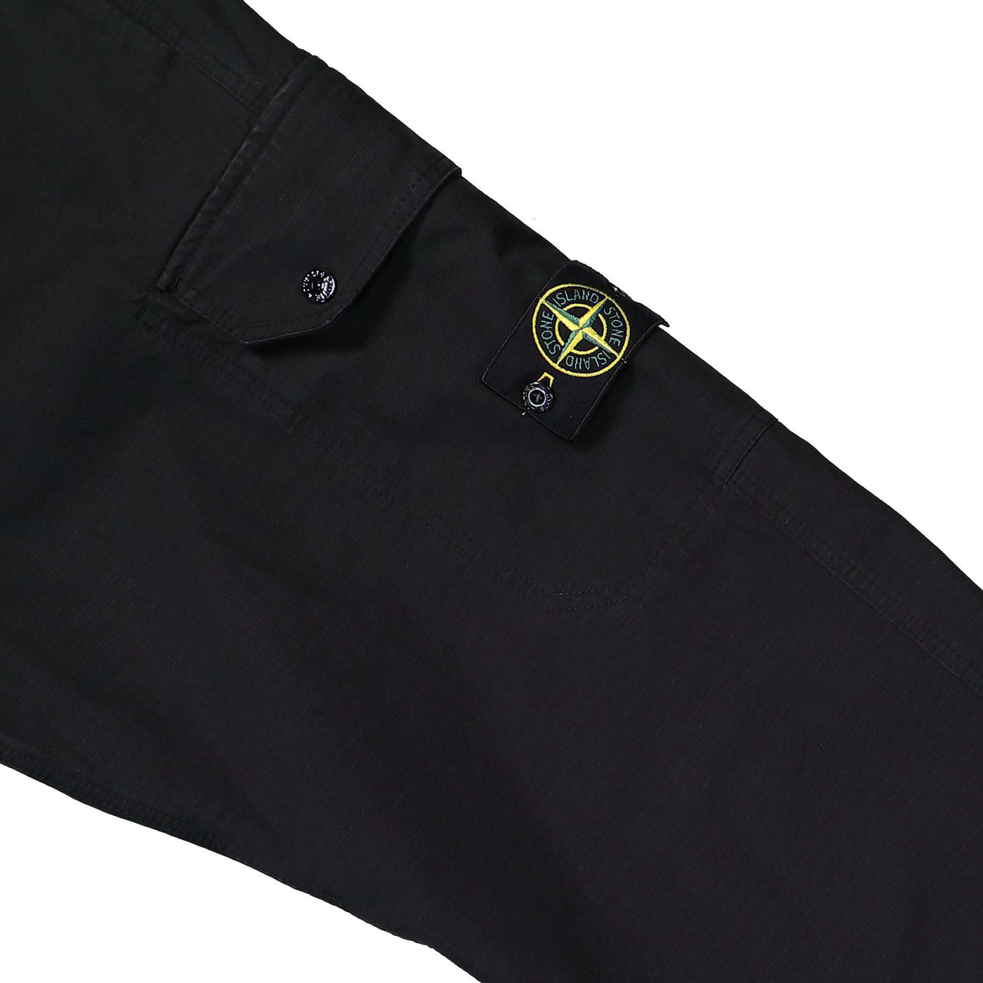 Stone Island Ripstop Cargo Pants Black Pants K2S153100011-S0211 V0029 Detail View 7 | GATE