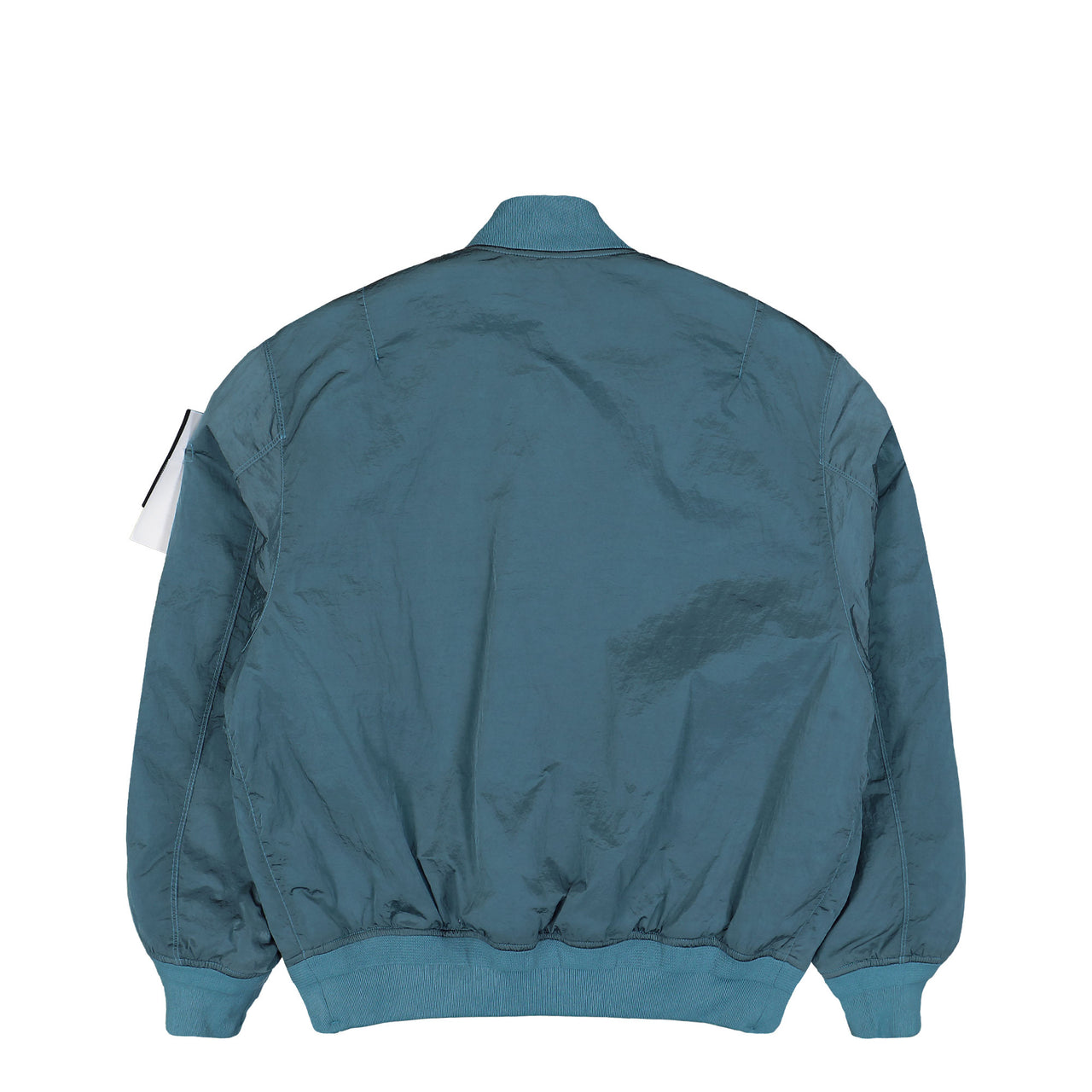 Stone Island Bomber Jacket With Anti-Drop And Zip Pockets Steel Blue Jackets K2S154100038-S0019 V002B Detail View 1 | GATE