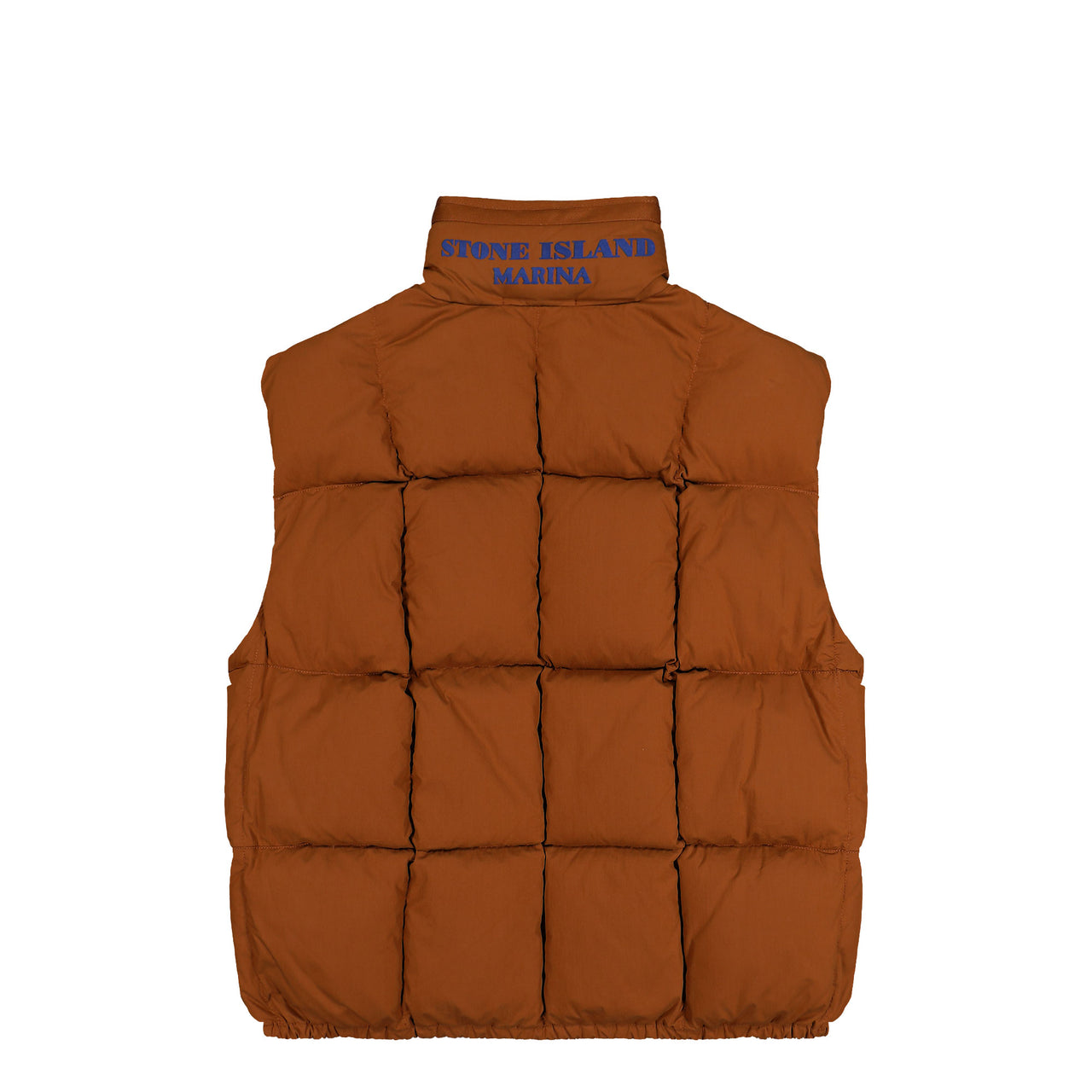Stone Island Marina Down Vest With Anti-Drop And Snap Pockets Tobacco Vests K2S15G100011-S0X24 V0071 Detail View 1 | GATE