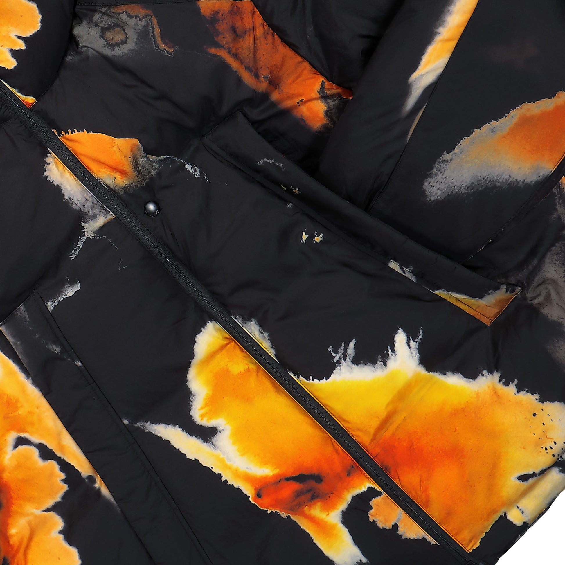 Y-3 M AOP Puffer Jacket Black Puffer Jackets KA2364 Detail View 4 | GATE