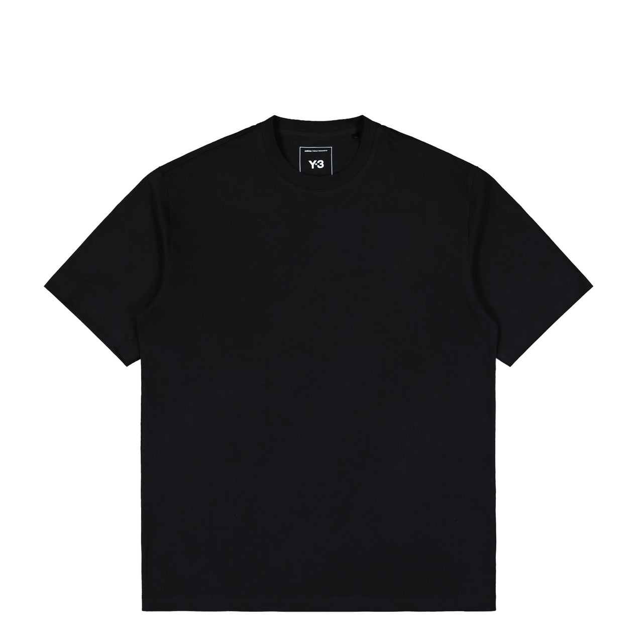 Y-3 | M Merch SS Tee | Black | T-Shirt | KB2608 | Front view | Gate