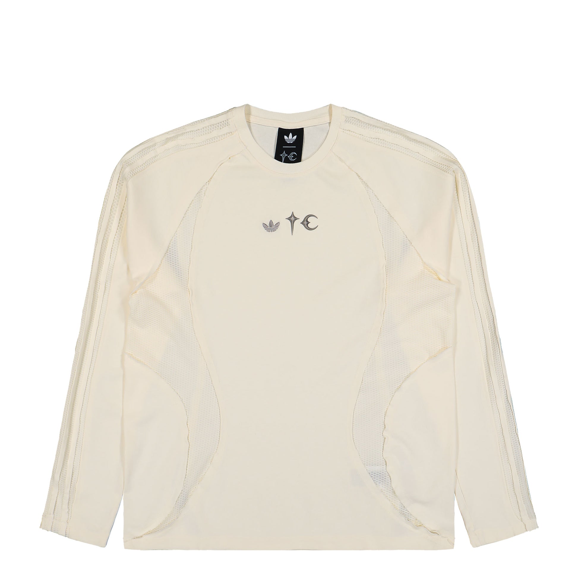 Thug Club x adidas Teamgeist LS T-Shirt Cream White Longsleeves KC2198 Detail View 1 | GATE