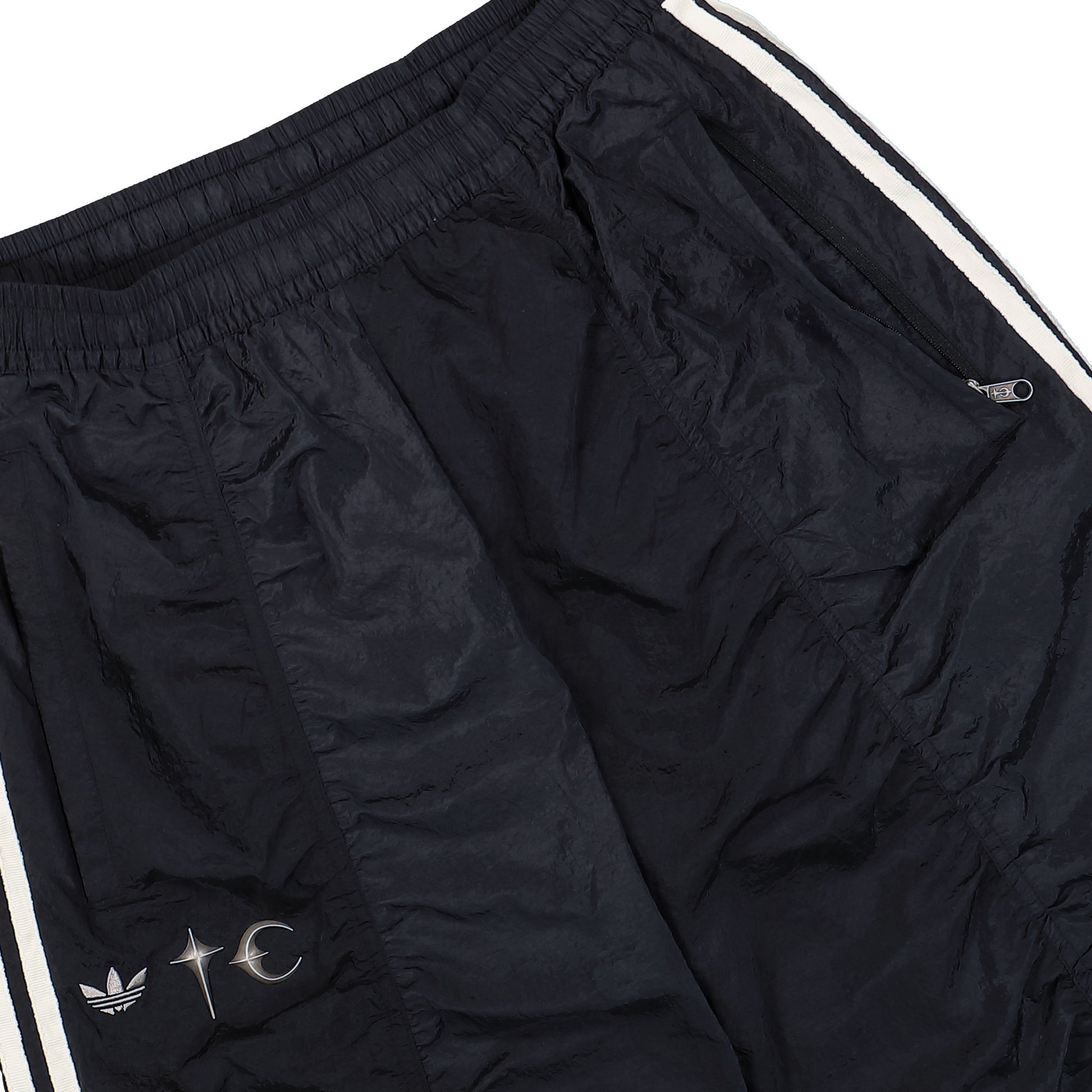 Thug Club x adidas Woven Track Pant Black / Silver Metallic Sweat & Track Pants KC2206 Detail View 4 | GATE