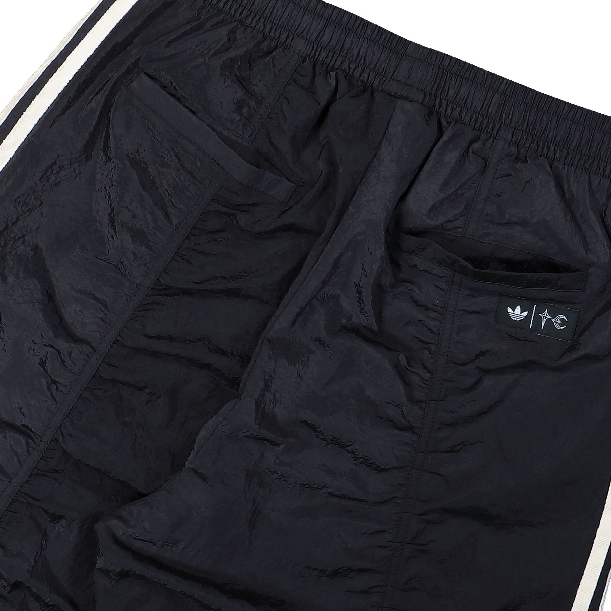 Thug Club x adidas Woven Track Pant Black / Silver Metallic Sweat & Track Pants KC2206 Detail View 5 | GATE