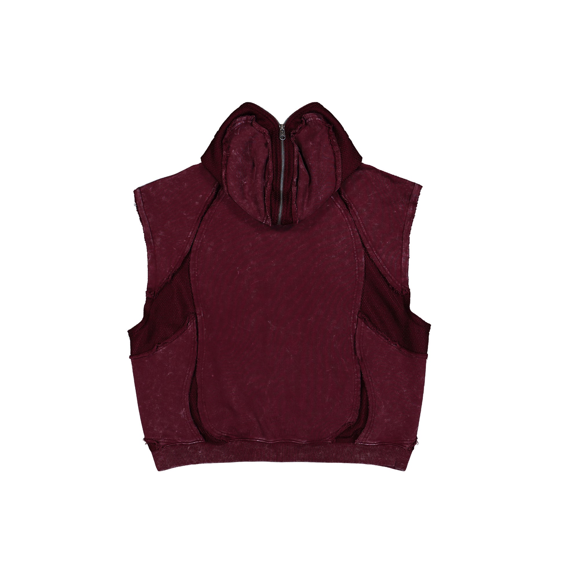 Thug Club x adidas TC TG Sweat Jacket HD Maroon Jackets KC2210 Detail View 7 | GATE