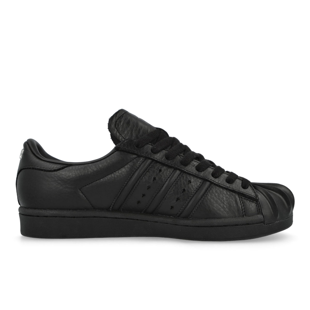 Thug Club x adidas Superstar Vintage TC Black Low Top Sneakers KI0824 Detail View 1 | GATE