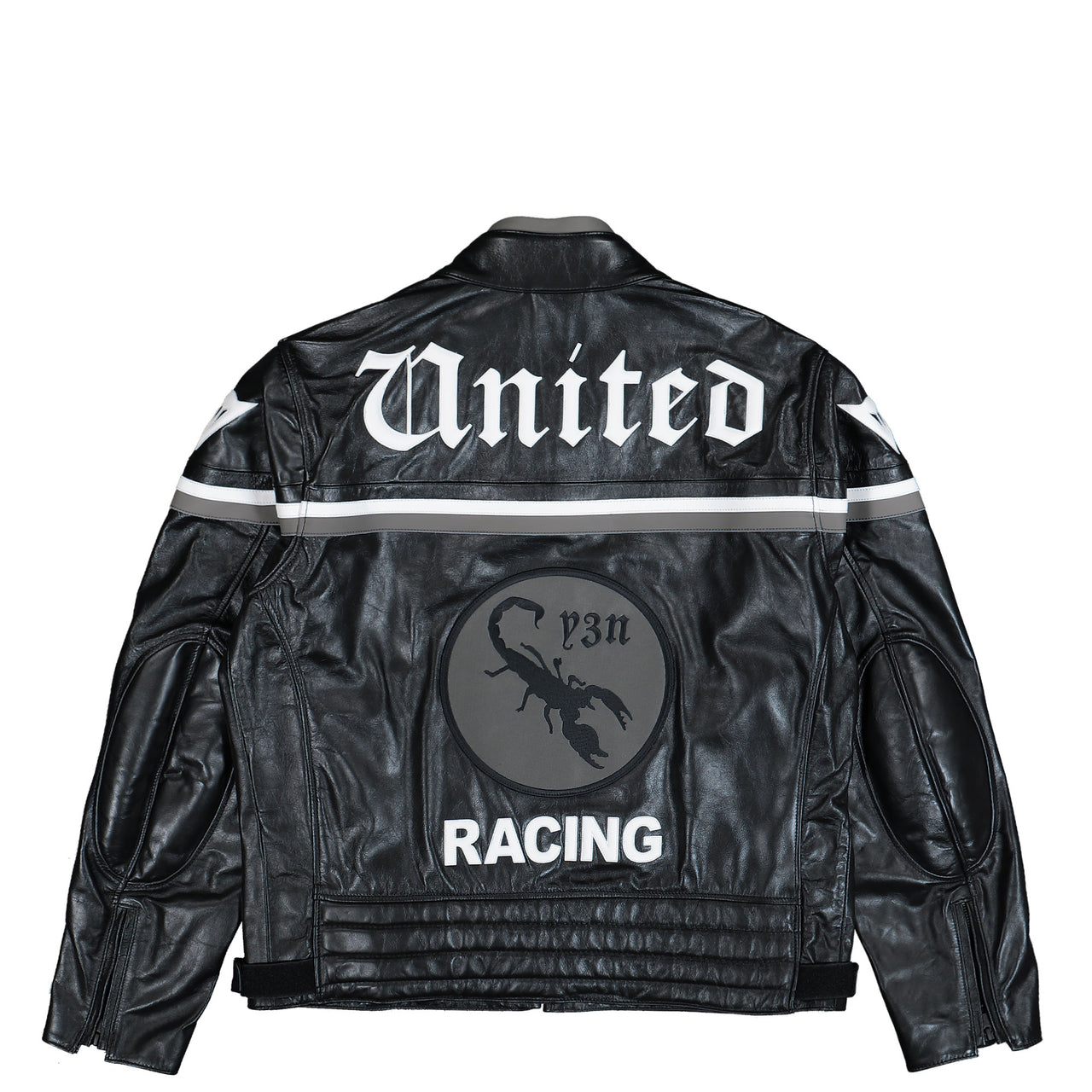 Dainese x Neighborhood x Y-3 Leather Racer Jacket Black Jackets KR1364 Detail View 1 | GATE