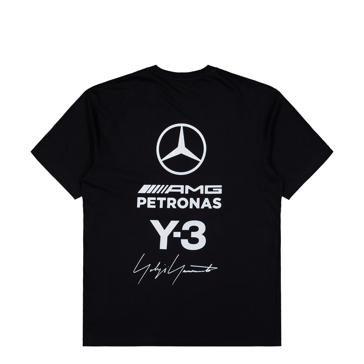 Mercedes-AMG Petronas F1 x Y-3 F1 Logo SS Tee Black T-Shirts KR2373 Detail View 1 | GATE