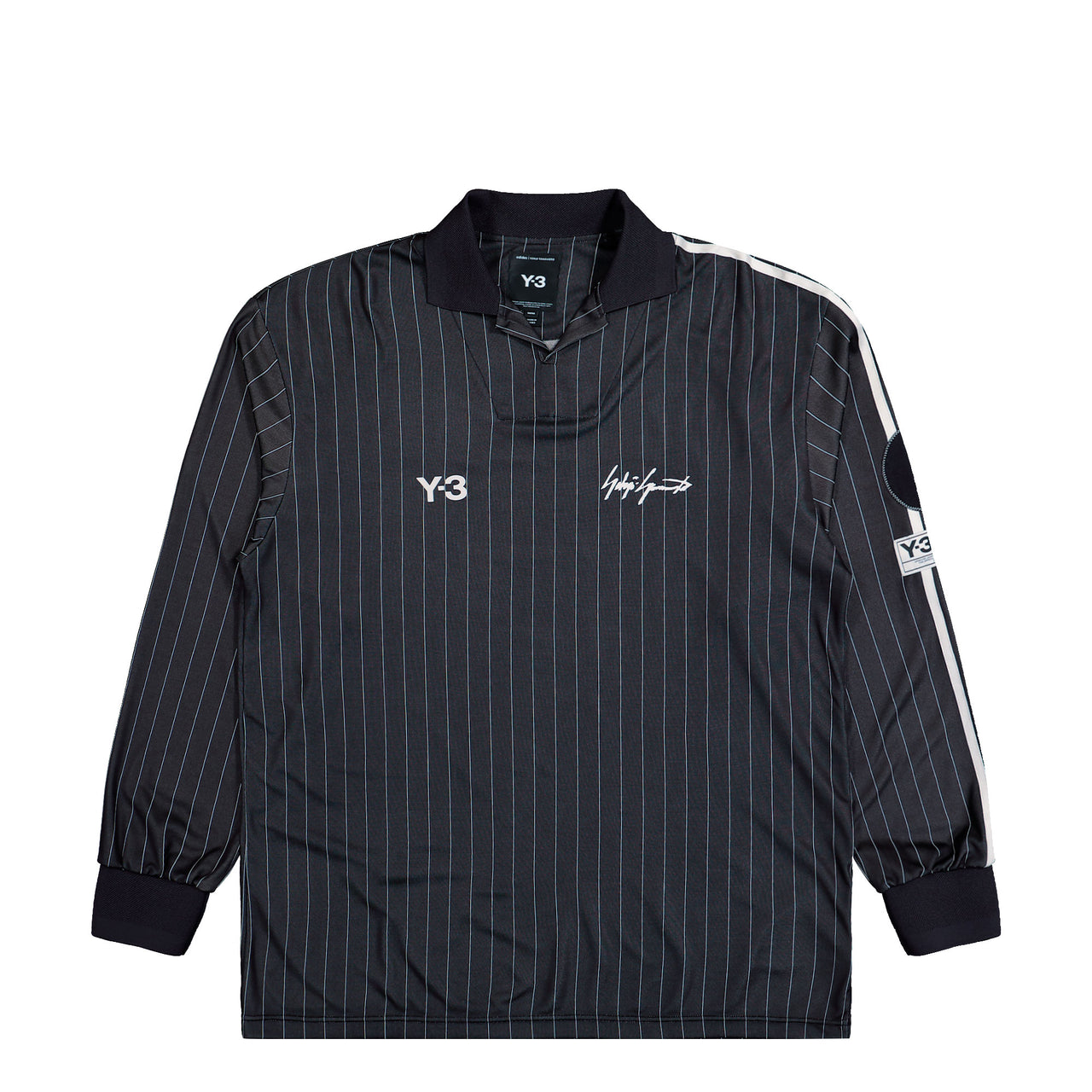 Y-3 Elite 5 Longsleeve Football Jersey Black Longsleeves KS7574 Detail View 1 | GATE