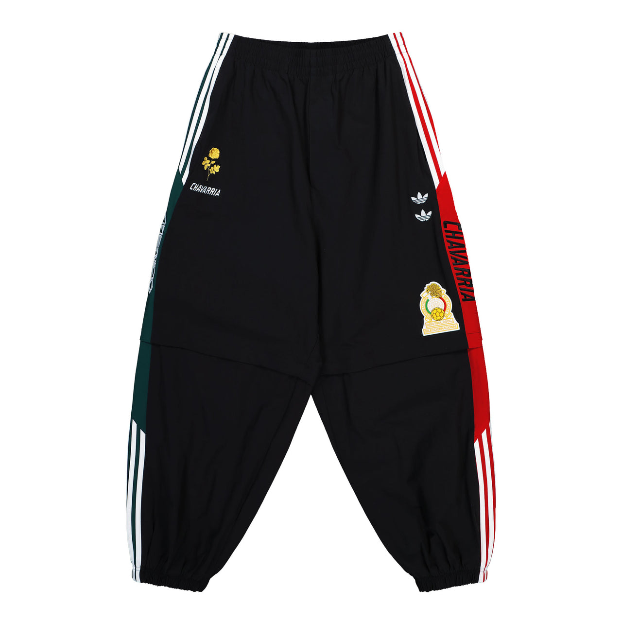 Willy Chavarria x adidas Woven Tracksuit Pant Black Sweat & Track Pants KU7798 Detail View 1 | GATE