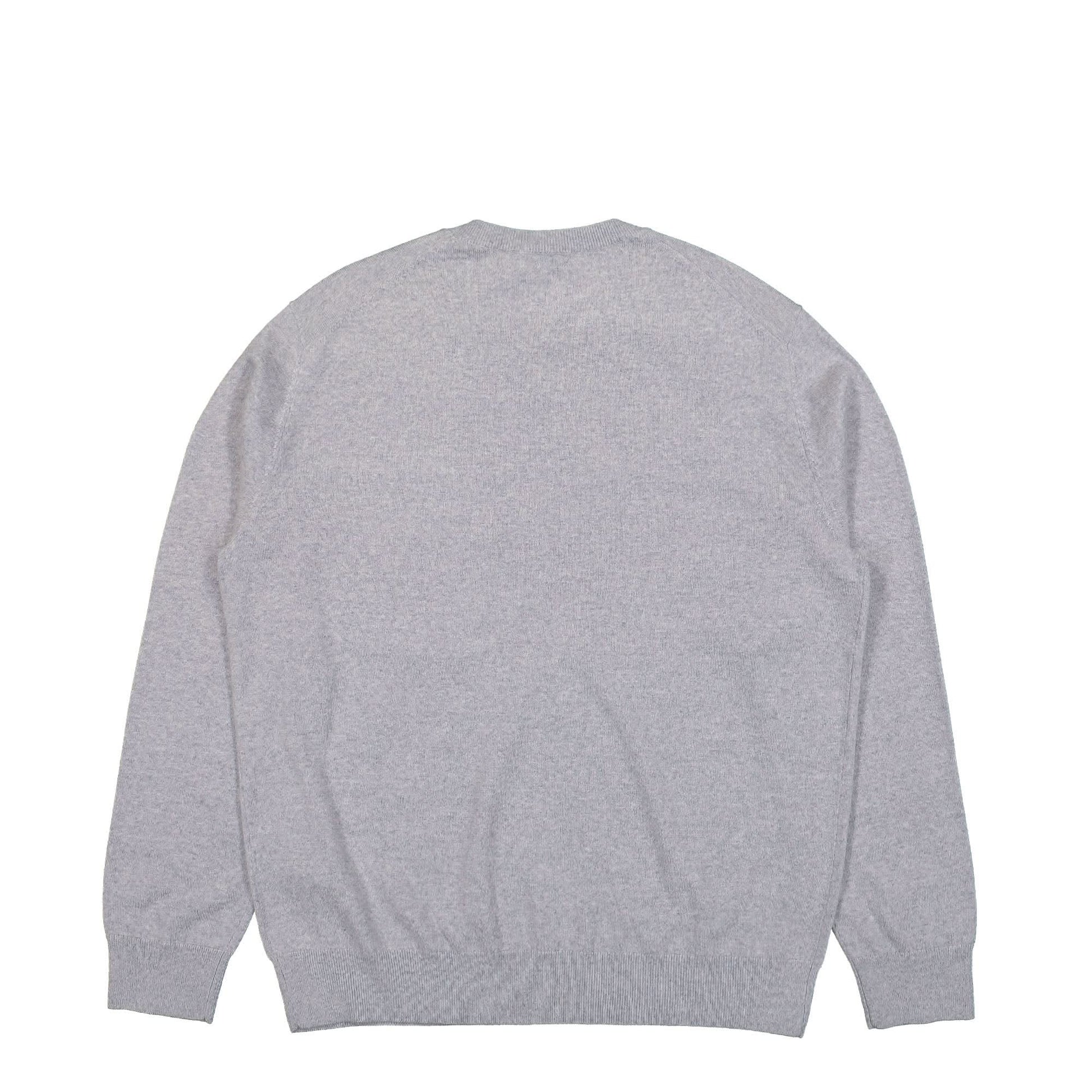 JW Anderson Signature Pocket Crewneck Jumper Grey Detail view 2 | Gate