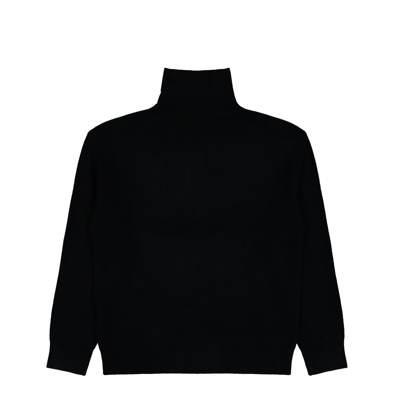 JW Anderson Half Zip Jumper Black Knits KW1285-YN0372-999 / Black Detail View 1 | GATE