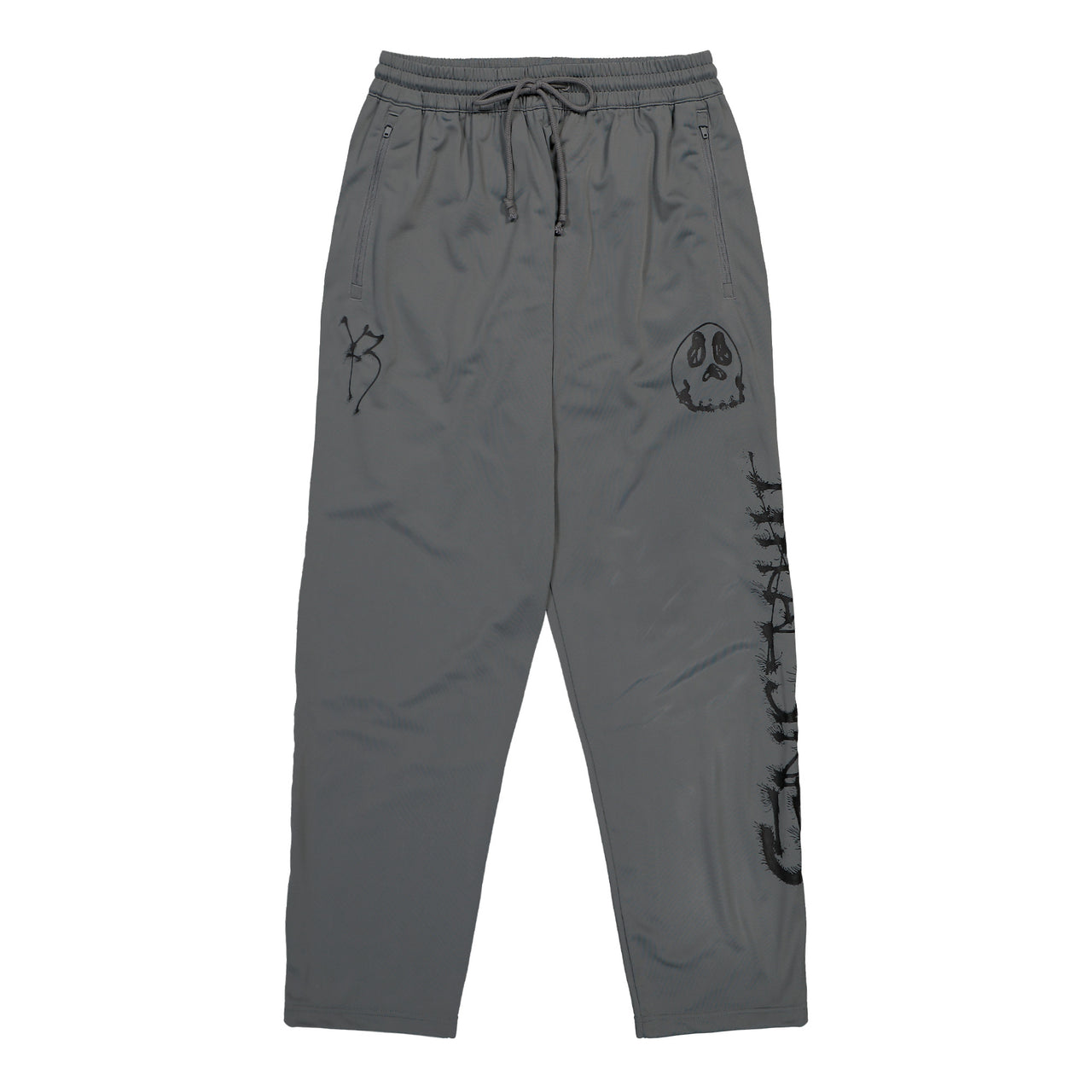 Y-3 Chito Graphic Track Pant Grey Five Sweat & Track Pant KW9240 Detail View 1 | GATE