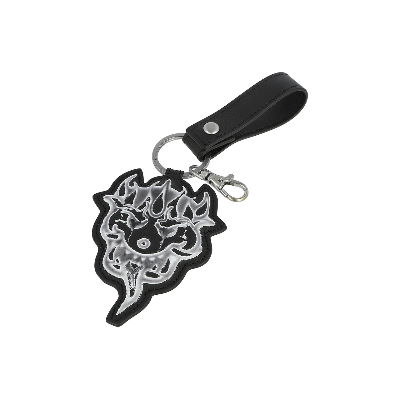 Y-3 Chito Leather Key Black Keychain KW9665 Detail View 1 | GATE