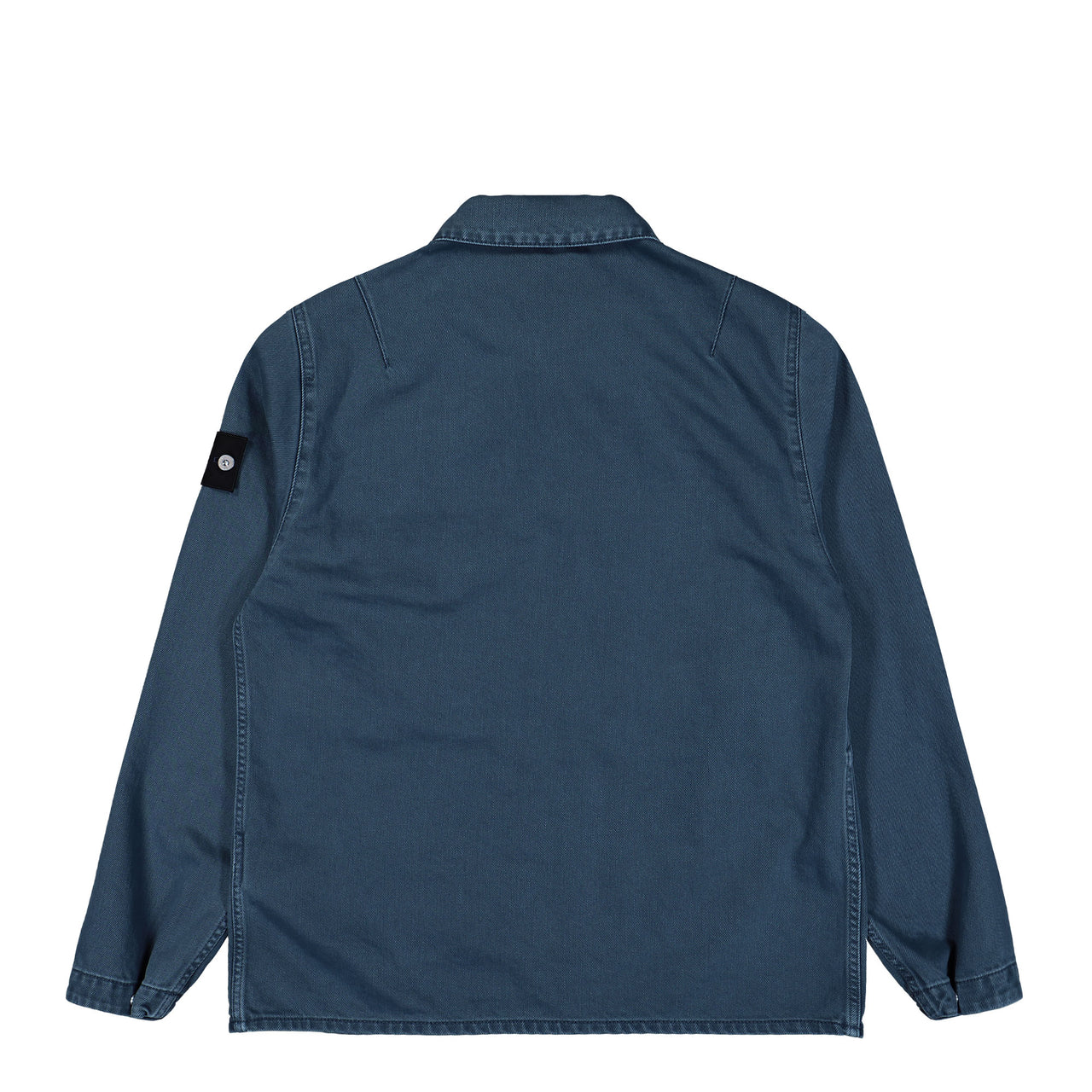 Stone Island Light Bull Denim Indigo TC Shirt Indigo Shirts L1S141200001-S0J18 V0021 Detail View 1 | GATE
