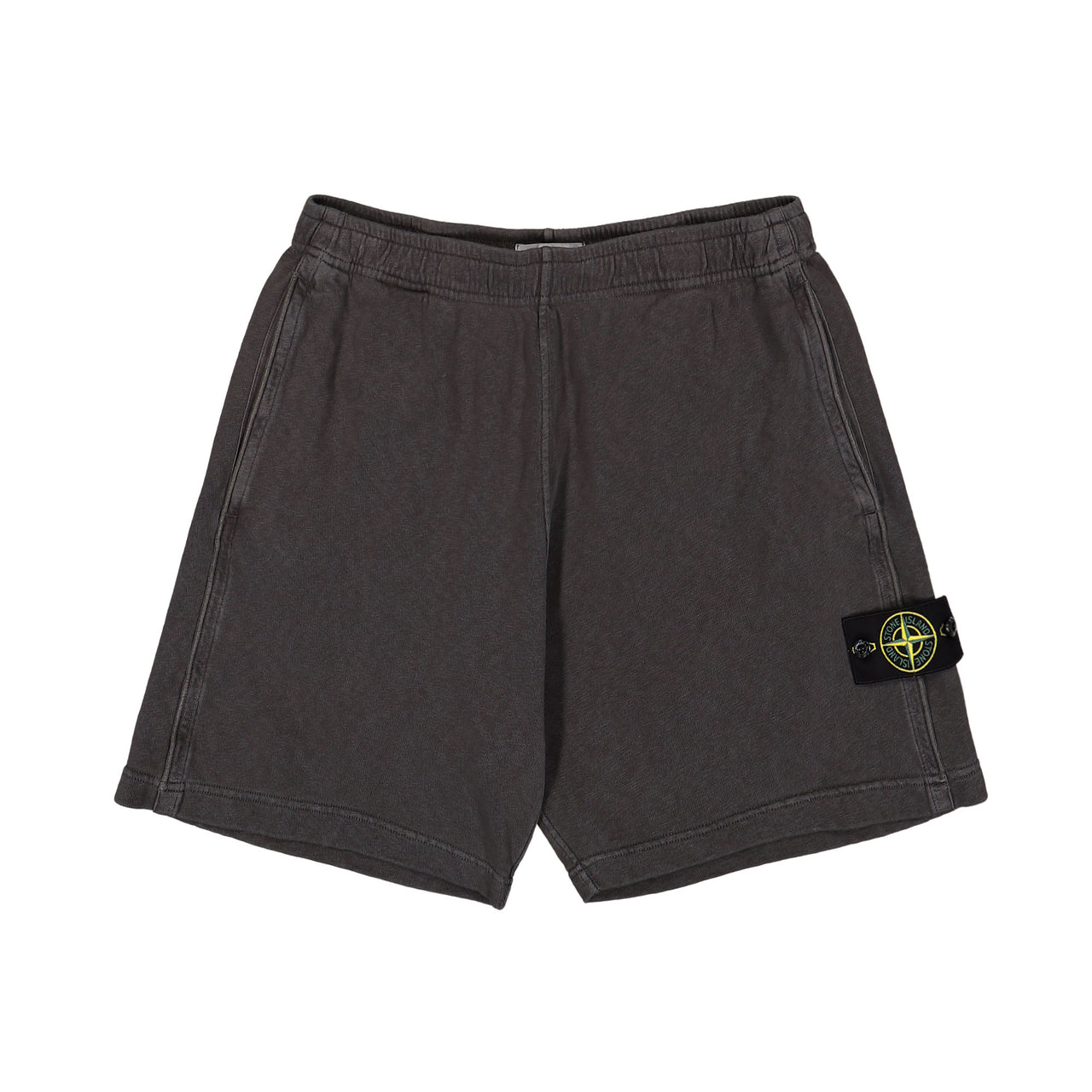 Stone Island Malfile Fleece Old Effect Shorts Charcoal Shorts L1S156200014-S0060 V0165 Detail View 1 | GATE