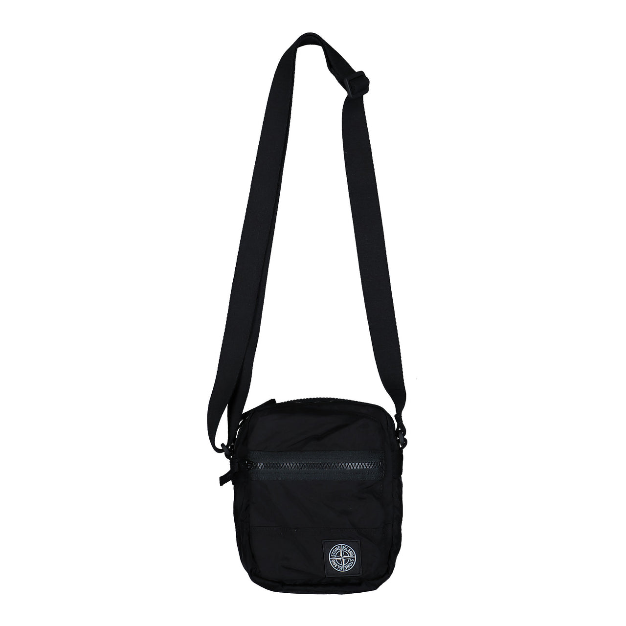 Stone Island Coated Nylon Metal In Econyl Cross Body Bag Black Cross Body Bags L1S159200015-S0251 V0029 Detail View 1 | GATE