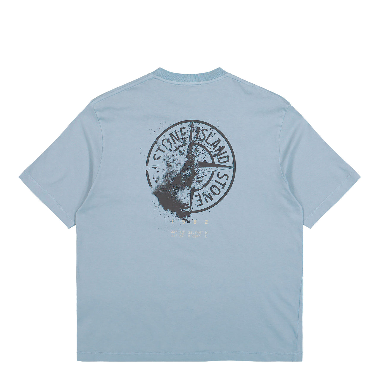 Stone Island Desert Print T-Shirt Ash Grey T-Shirts L2S152100001-S0534 V0049 Detail View 1 | GATE