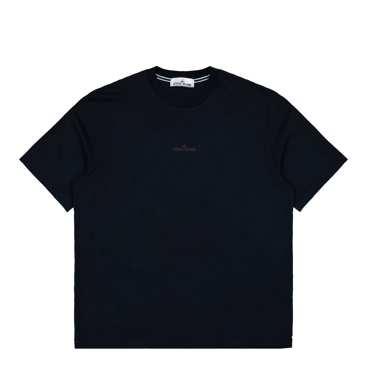 Stone Island Compass Back Print SS T-Shirt Navy Blue T-Shirts L2S152100001-S0E19 V0020 Detail View 1 | GATE