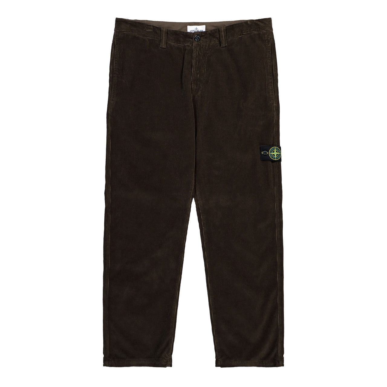 Stone Island Regular-Fit Chino Trousers With Contrast Pocket Coal Grey Pants L2S153100059-S0212 V0078 Detail View 1 | GATE