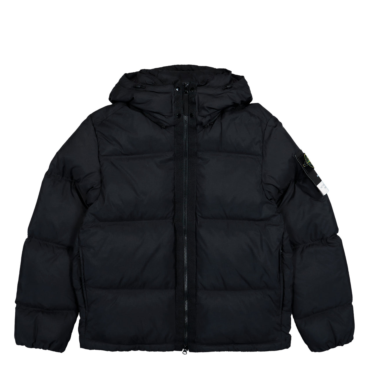 Stone Island Ripstop CORDURA® Tear Resistant Down Jacket With Detachable Hood Black Jackets L2S154100013-S0483 V0029 Detail View 1 | GATE