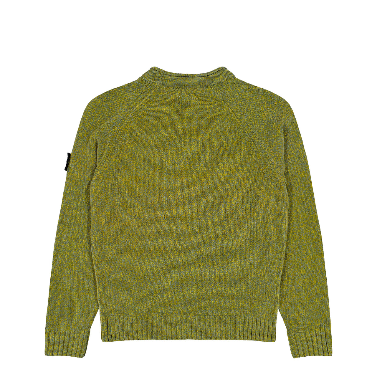 Stone Island Loose-Fit Knitted Crew Neck Jumper Cactus Melange Sweatshirts L2S155100013-S0N16 V0M5R Detail View 1 | GATE