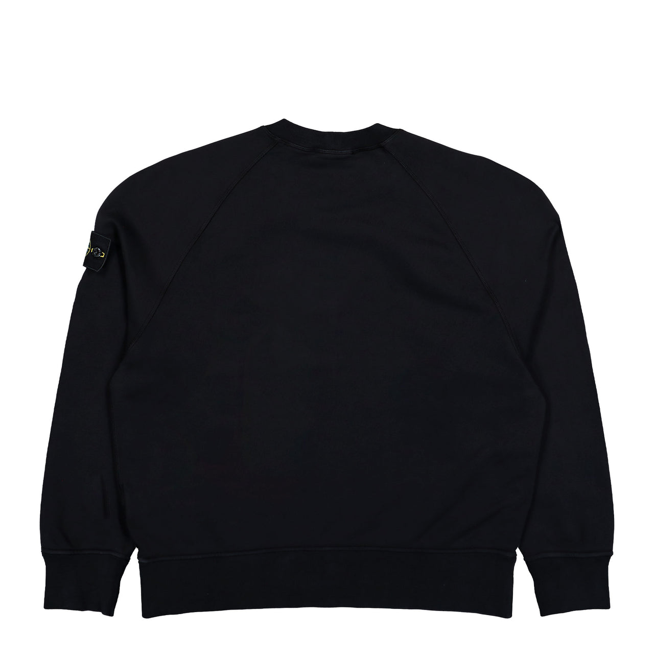 Stone Island Oversized Crewneck Sweatshirt With Raglan Sleeves Black Sweatshirts L2S156100008-S0051 V0029 Detail View 1 | GATE