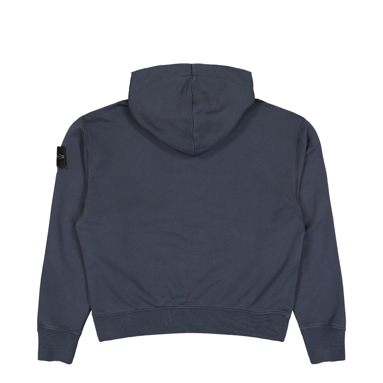 Stone Island Oversized Zip-Up Hooded Sweatshirt With Pockets Blue Navy Sweatshirts L2S156100009-S0051 V002A Detail View 1 | GATE