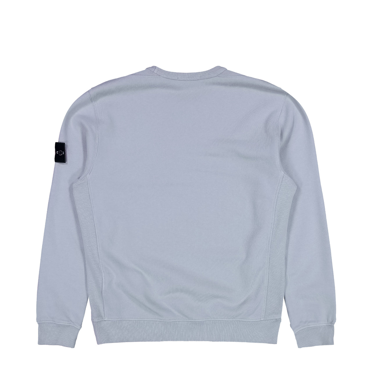 Stone Island Garment Dyed Sweatshirt With Compass Badge Ash Grey Sweatshirts L2S156100049-S0A20 V0049 Detail View 1 | GATE