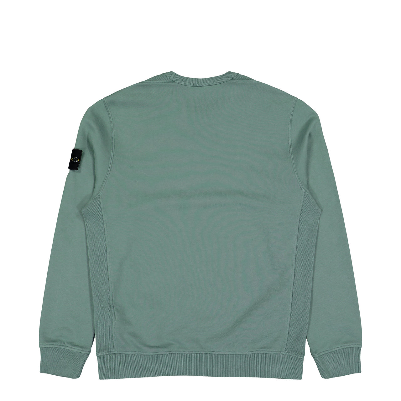 Stone Island Garment Dyed Sweatshirt With Compass Badge Ocean Green Sweatshirts L2S156100049-S0A20 V005T Detail View 1 | GATE