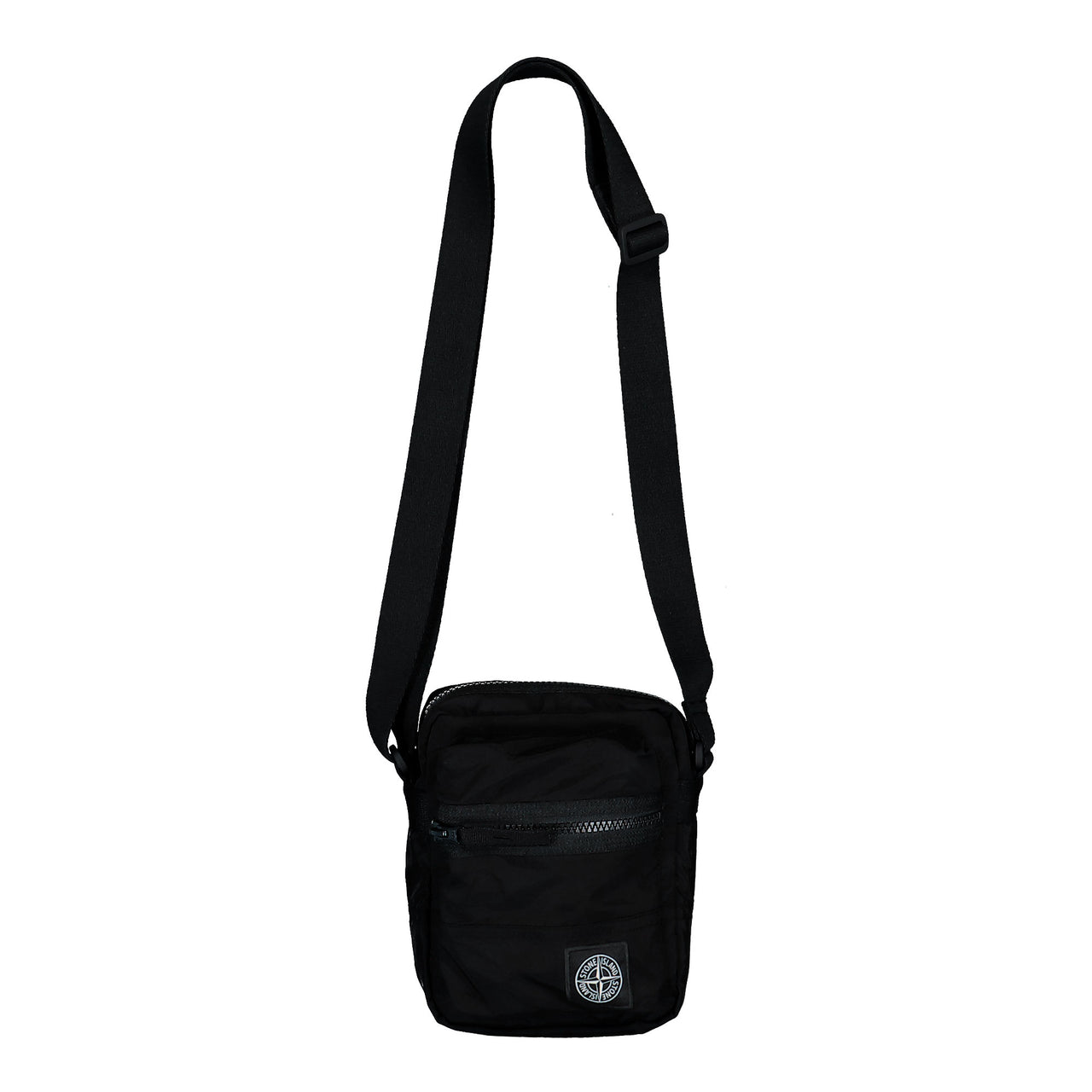 Stone Island Crossbody Bag With Pockets And Adjustable Strap Black Cross Body Bags L1S159200015-S0251 V0029 Detail View 1 | GATE