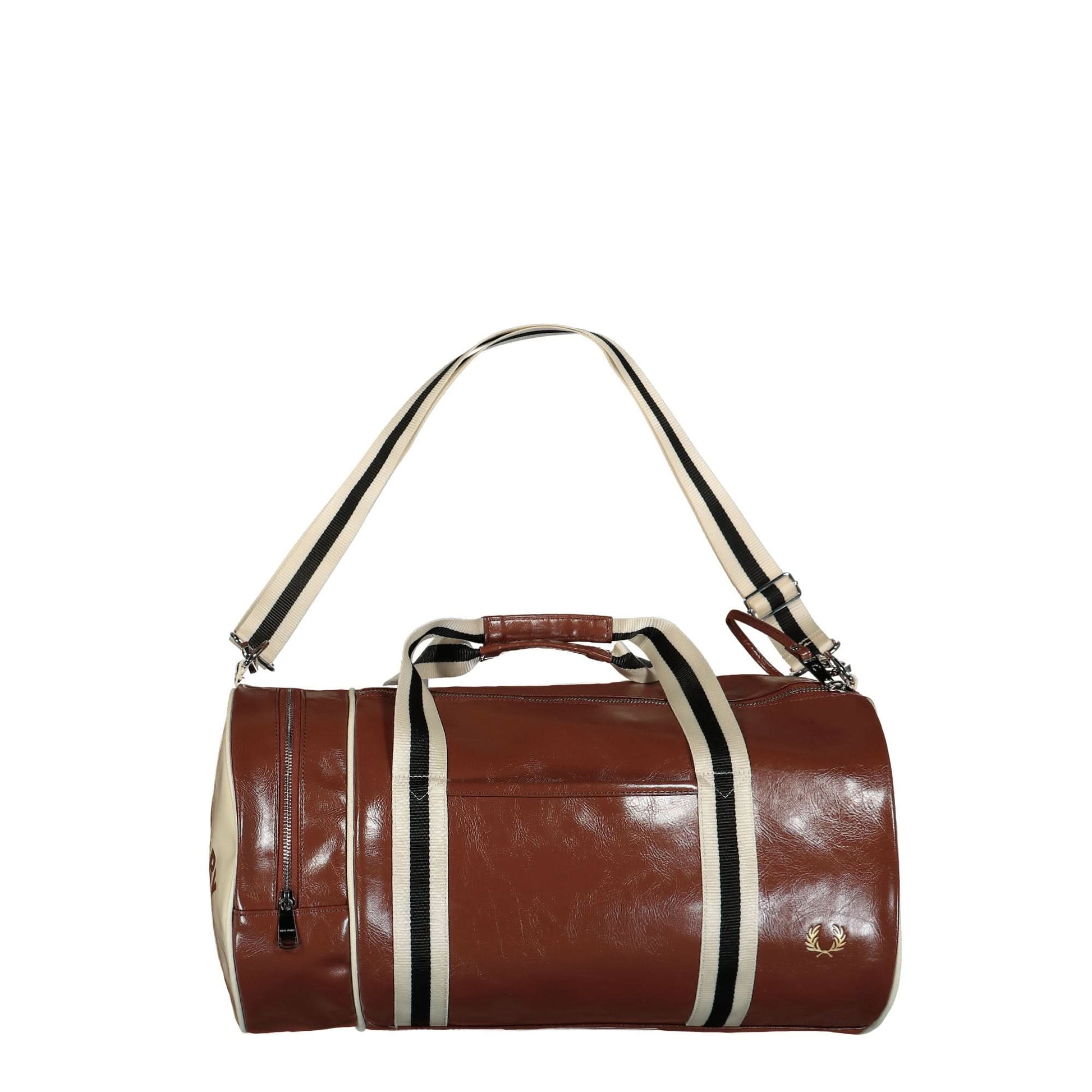 Fred Perry Classic Barrel Bag Brown Detail view 1 | Gate