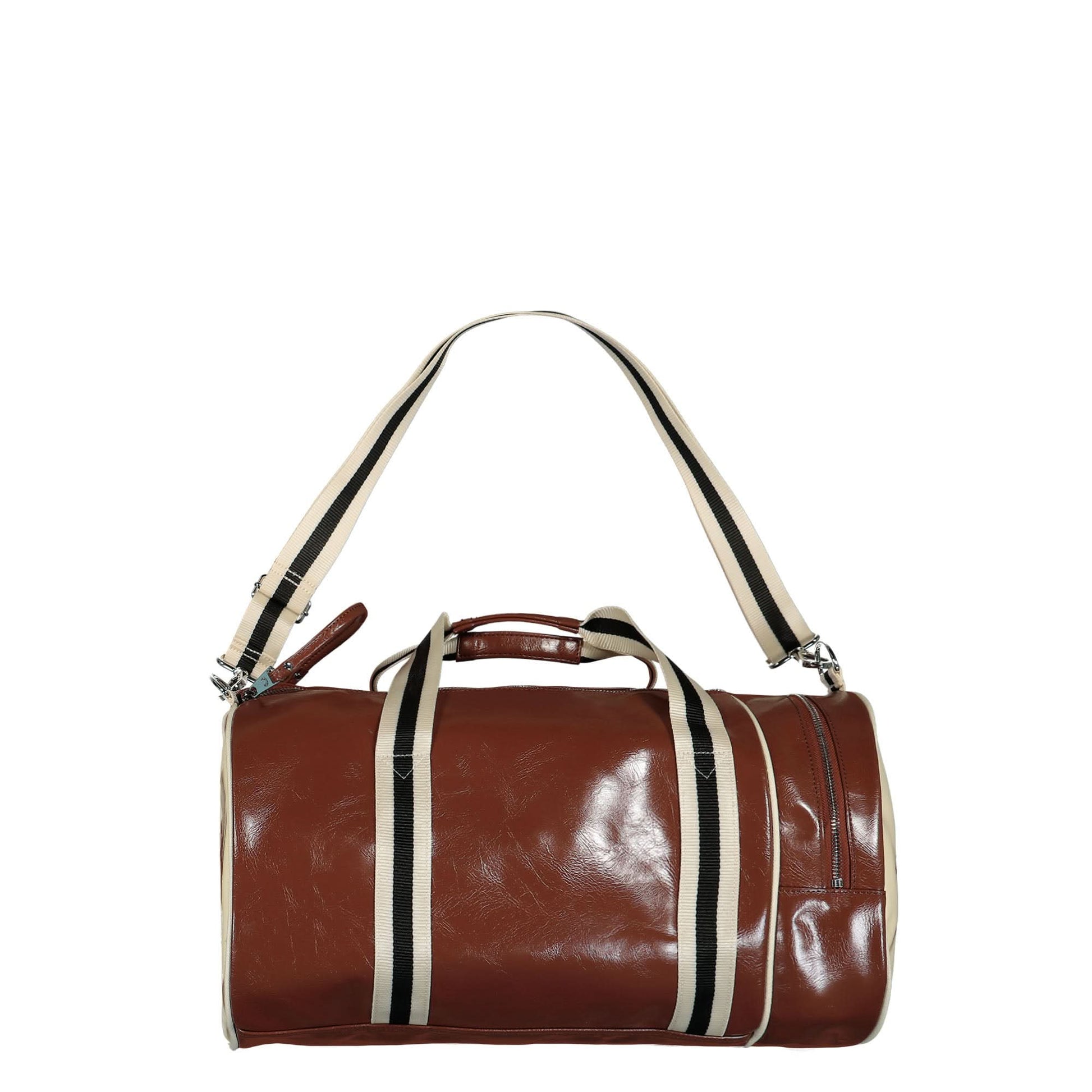 Fred Perry Classic Barrel Bag Brown Detail view 3 | Gate
