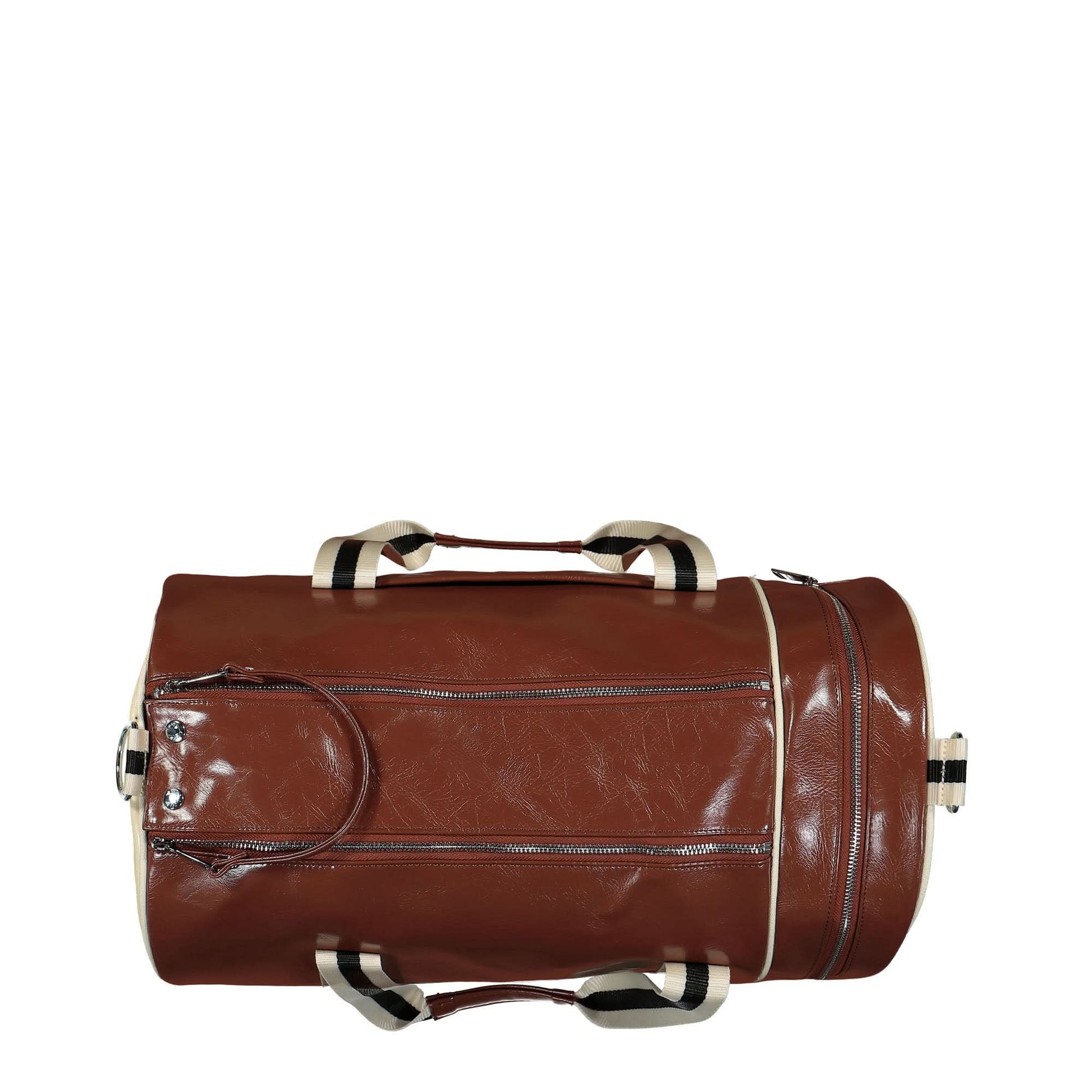 Fred Perry Classic Barrel Bag Brown Detail view 4 | Gate