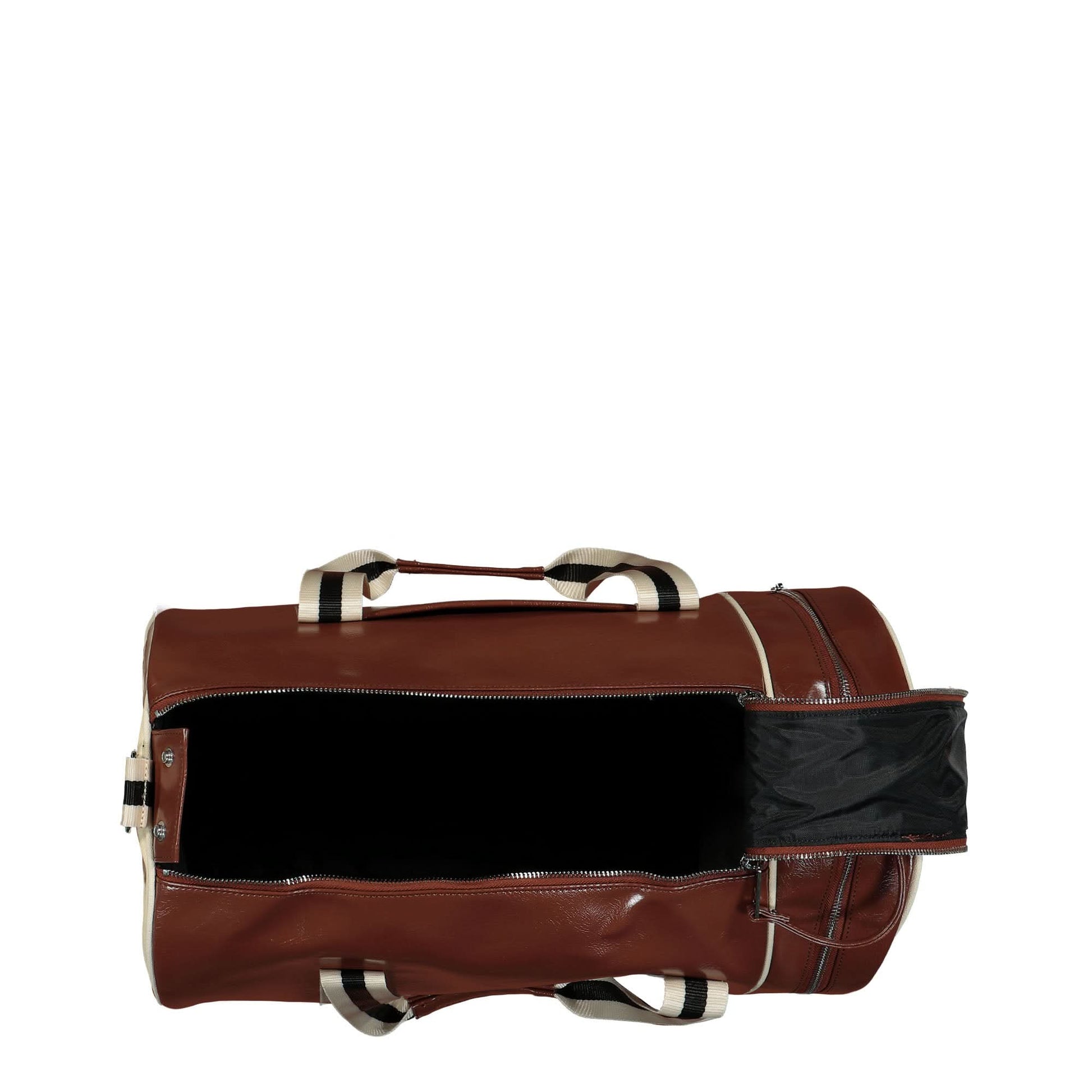 Fred Perry Classic Barrel Bag Brown Detail view 6 | Gate