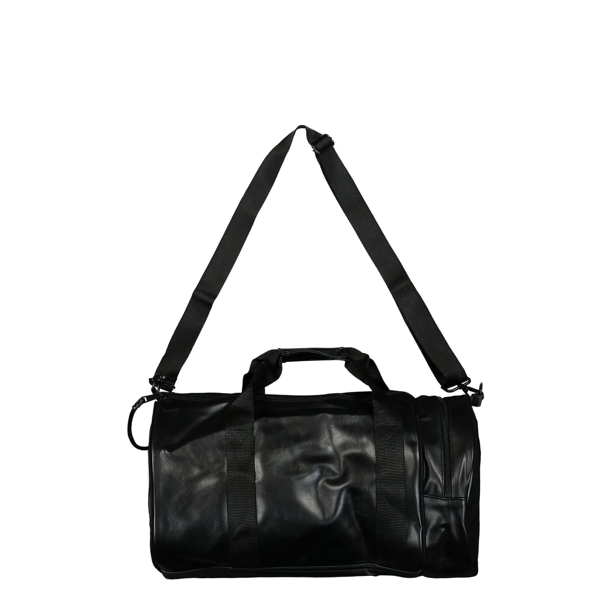 Fred Perry Tonal PU Barrel Bag Black Detail view 2 | Gate