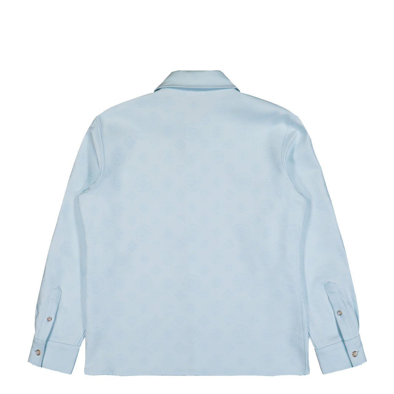Casablanca Monogram Shirt Pale Blue Shirts M-AW25-JK-419-01 Detail View 1 | GATE