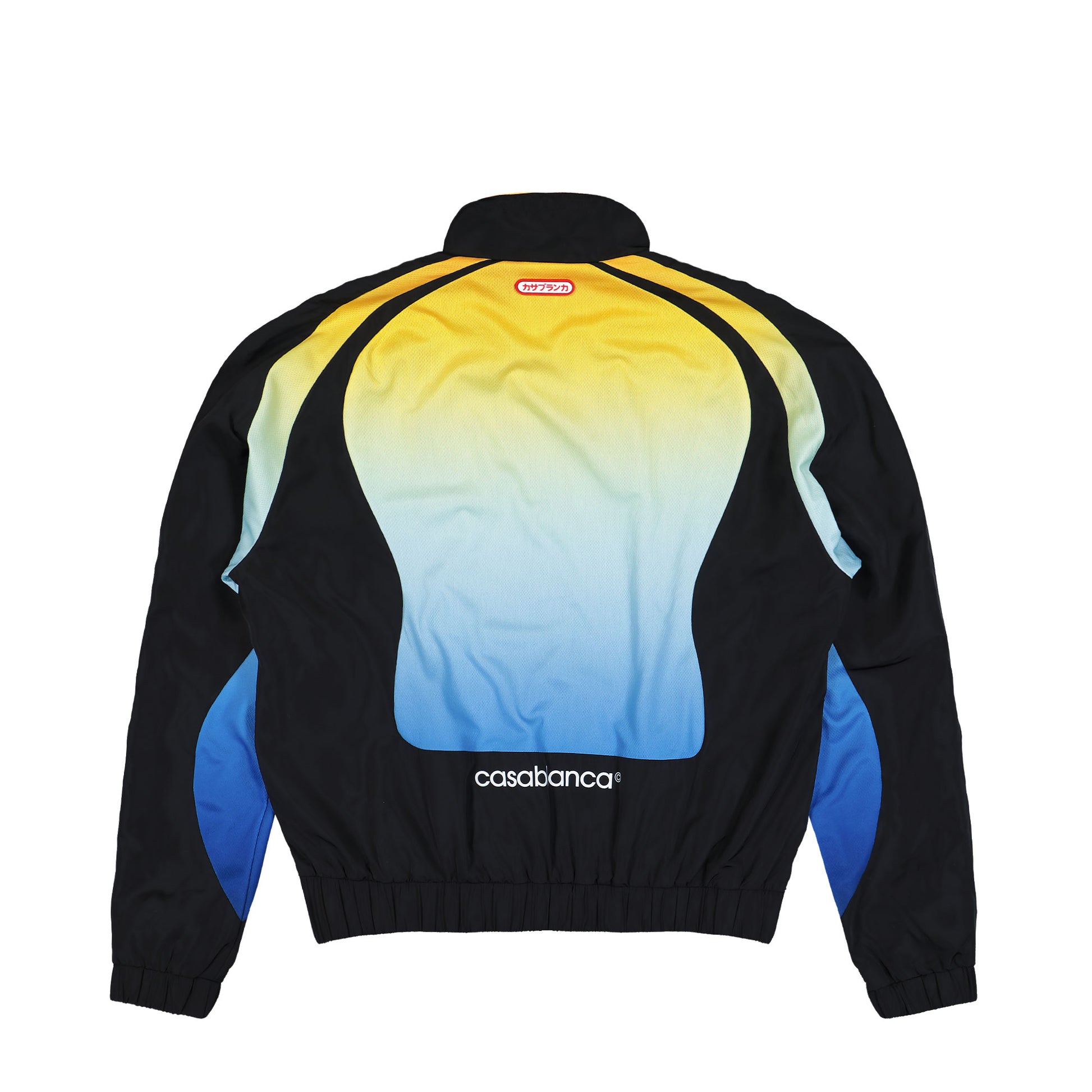 Casablanca Gradient Windbreaker Jacket Black Gradient Tracksuit Tops M-AW25-JK-450-01 Detail View 2 | GATE