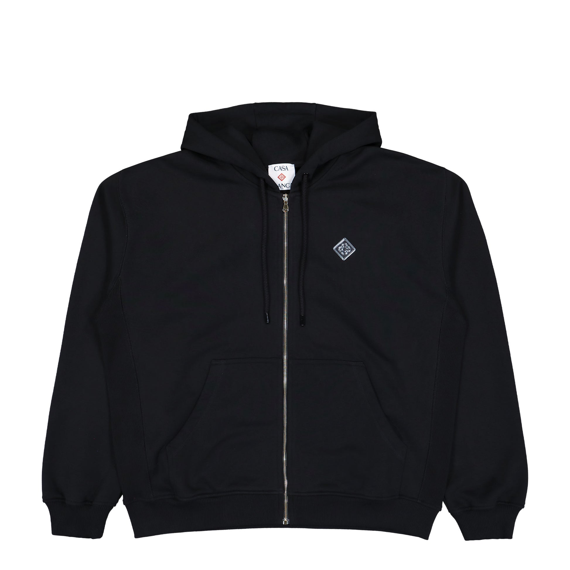 Casablanca Casa Chrome Full Zip Hoodie Casa Chrome Hoodies M-AW25-JTP-408-02 Detail View 1 | GATE