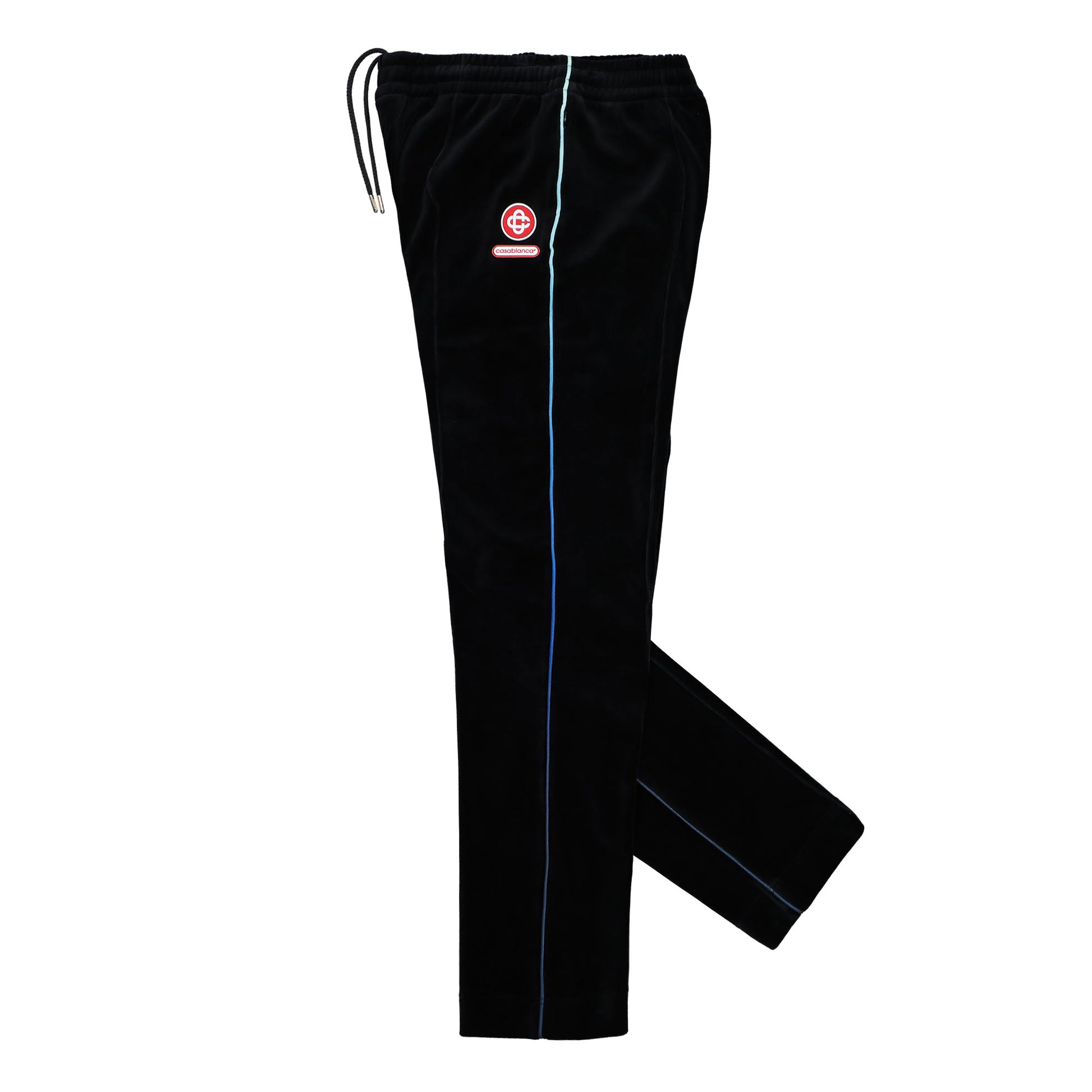 Casablanca Velour Track Pant Black Sweat & Track Pants M-AW25-JTR-300-01 Detail View 3 | GATE